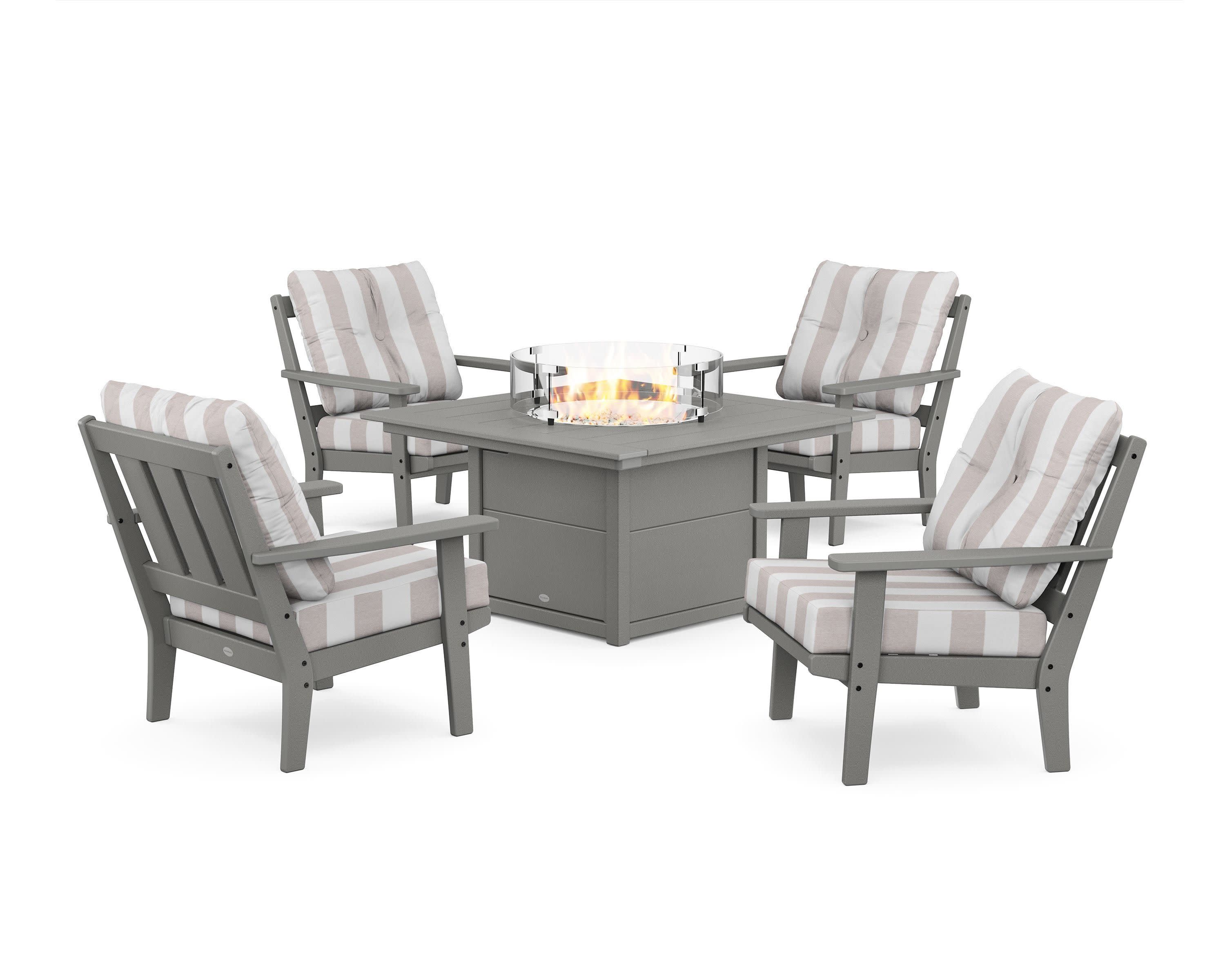 Oxford 5-Piece Deep Seating Set with Fire Pit Table - Image 104