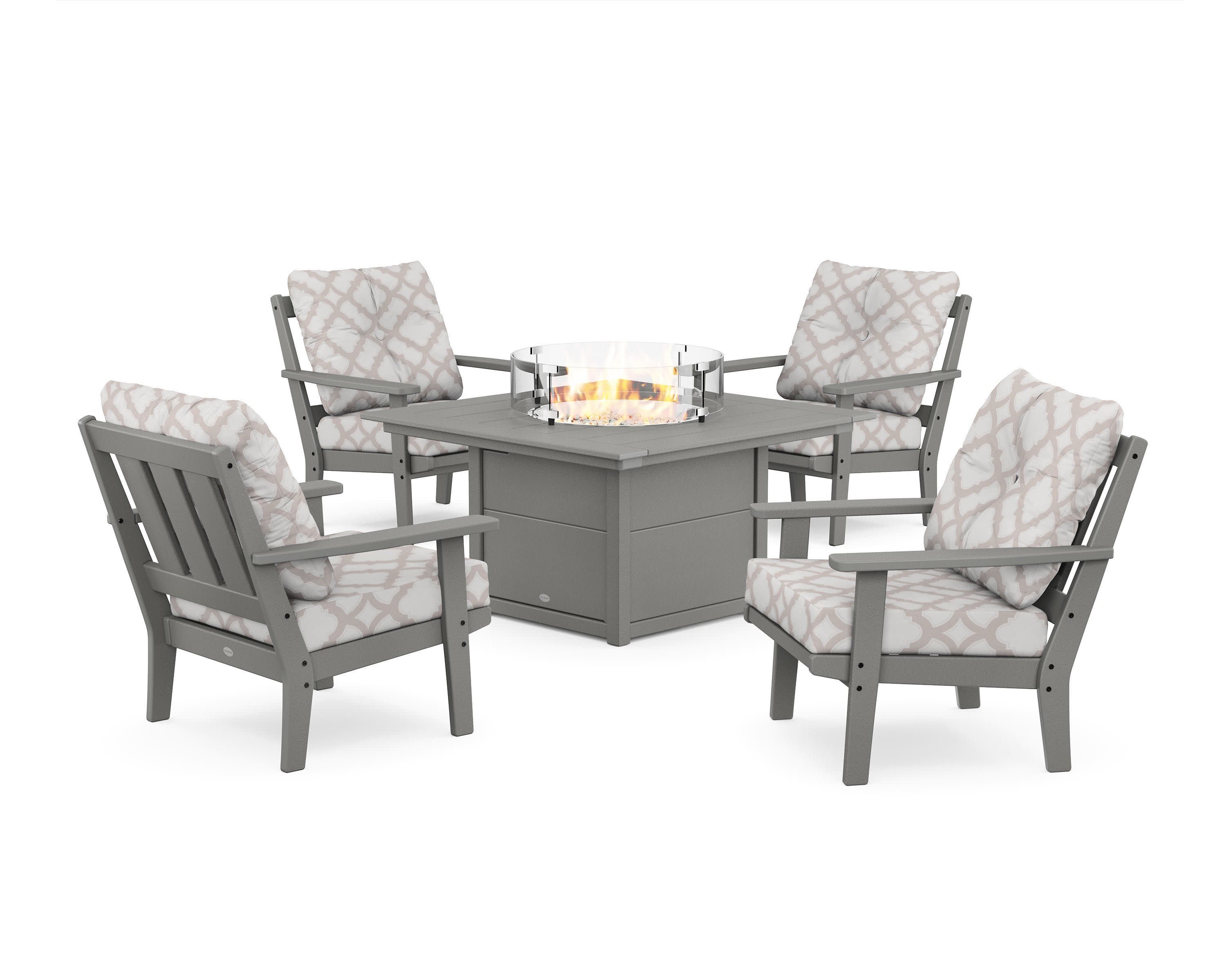 Oxford 5-Piece Deep Seating Set with Fire Pit Table - Image 110