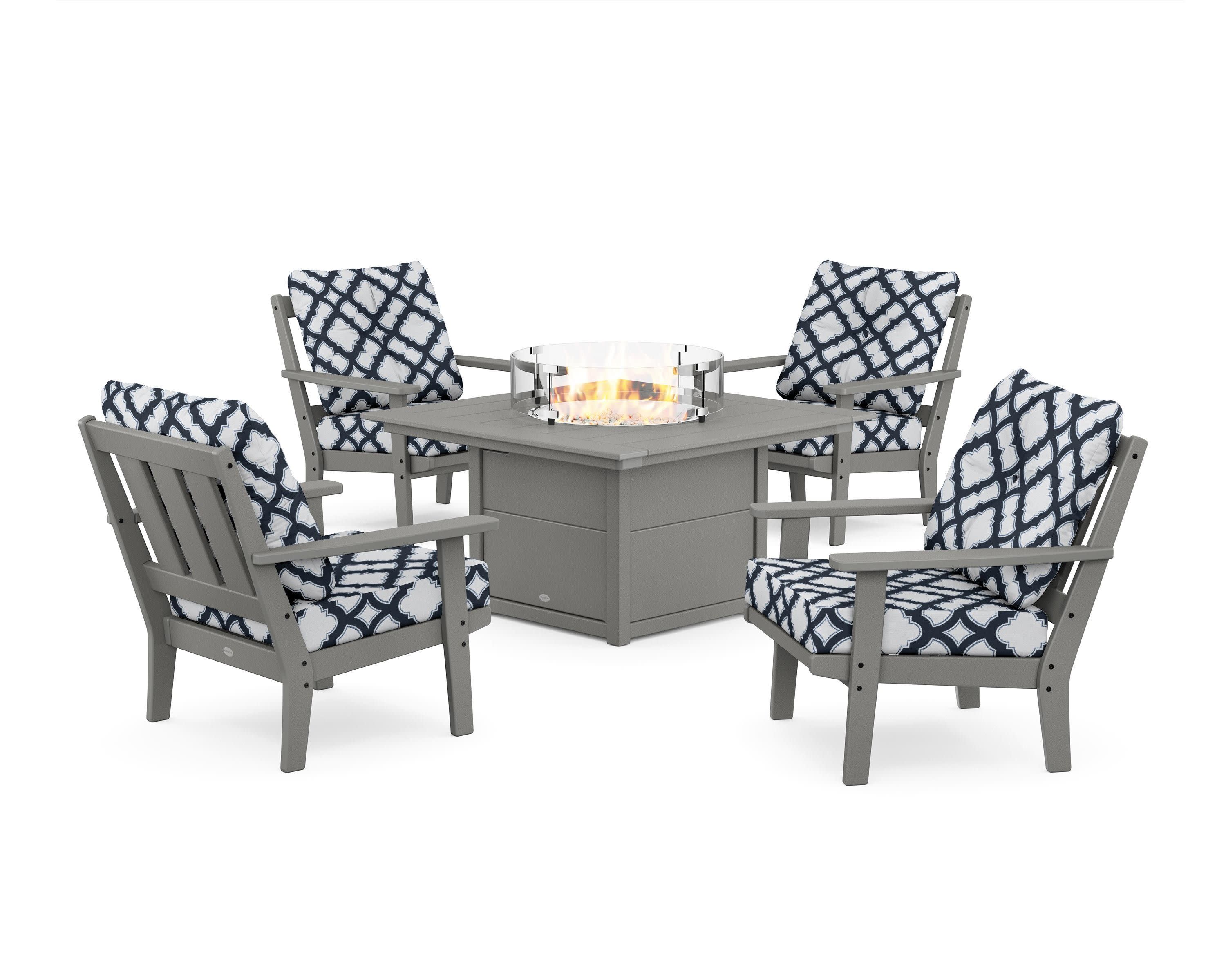 Oxford 5-Piece Deep Seating Set with Fire Pit Table - Image 112