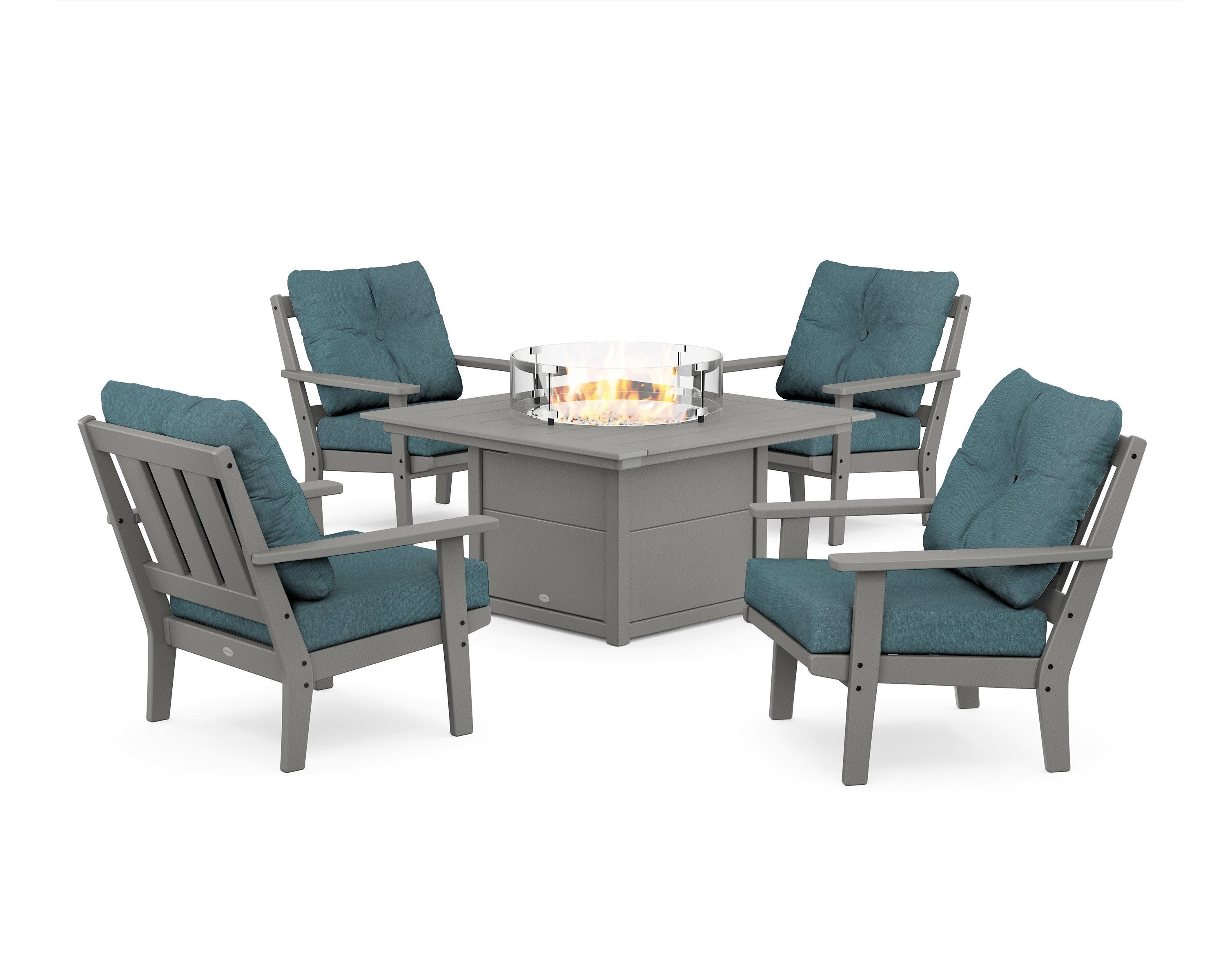 Oxford 5-Piece Deep Seating Set with Fire Pit Table - Image 116