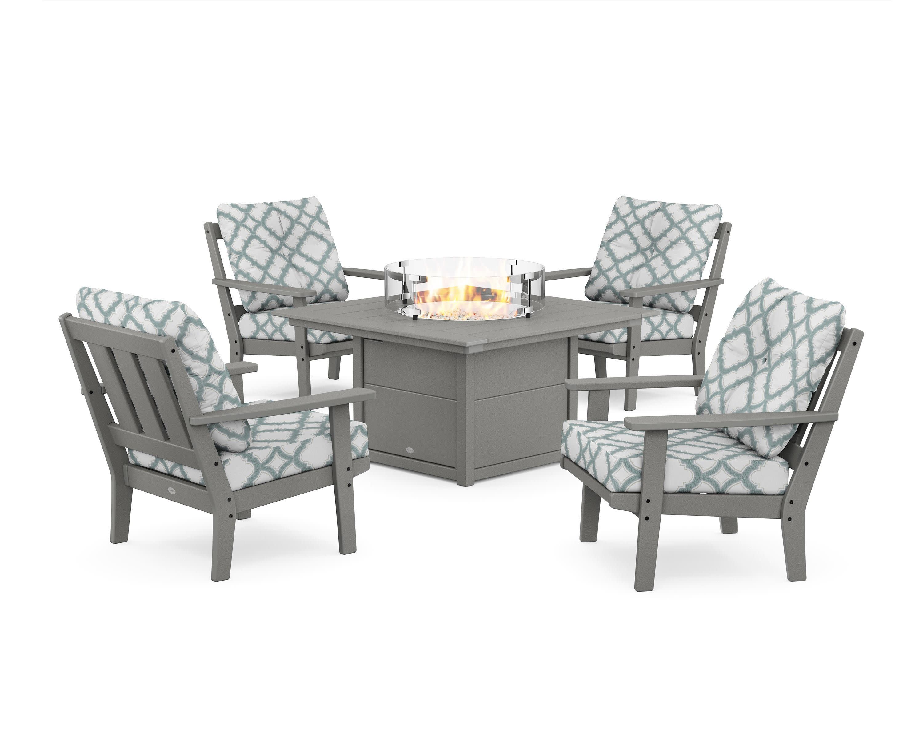 Oxford 5-Piece Deep Seating Set with Fire Pit Table - Image 124