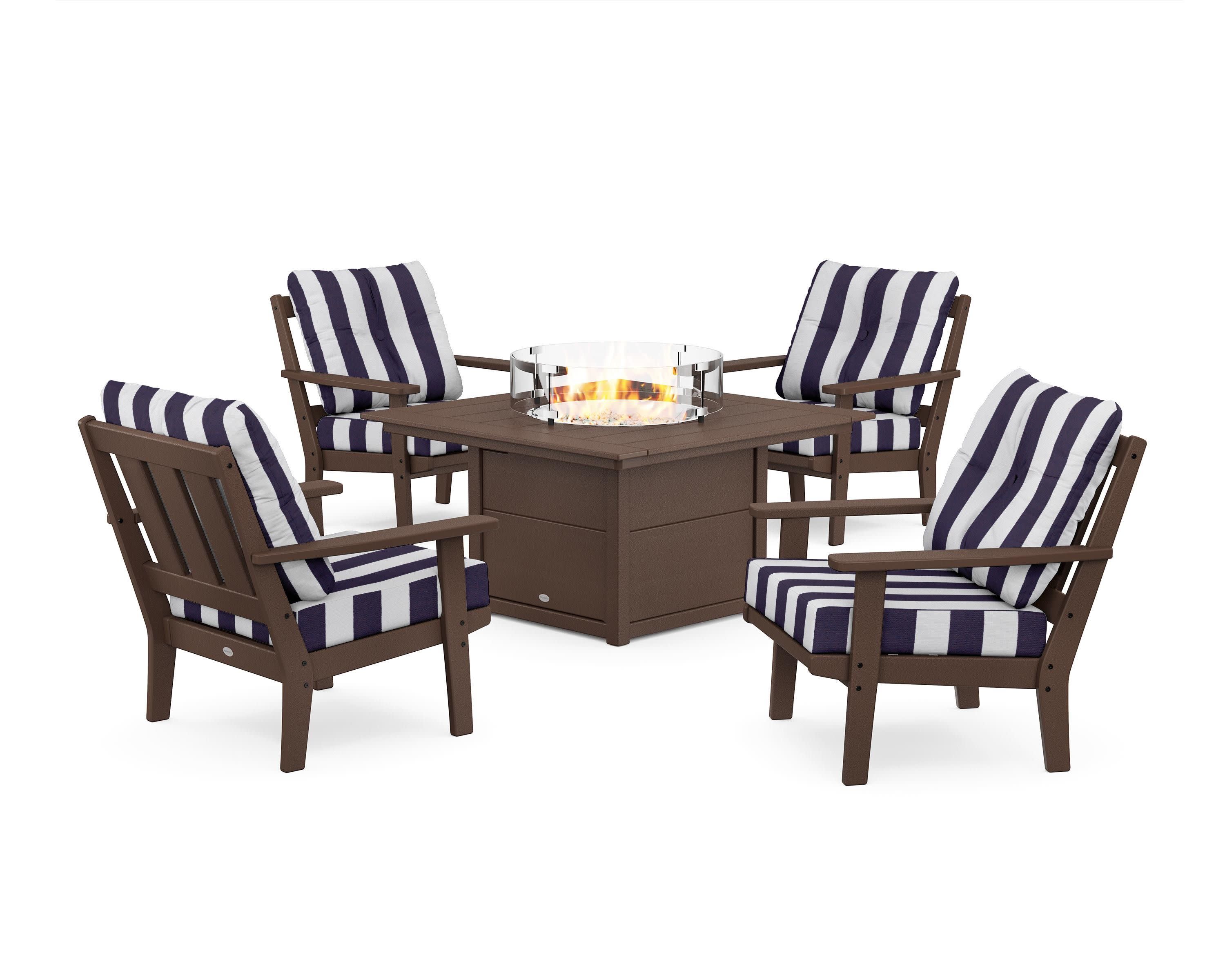 Oxford 5-Piece Deep Seating Set with Fire Pit Table - Image 125