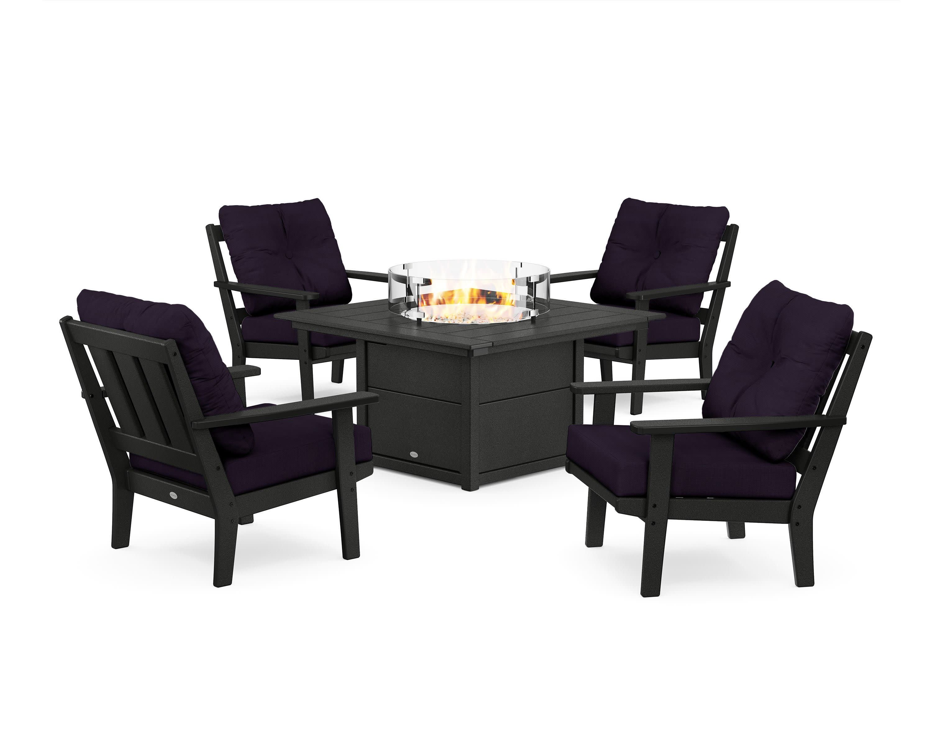Oxford 5-Piece Deep Seating Set with Fire Pit Table - Image 126
