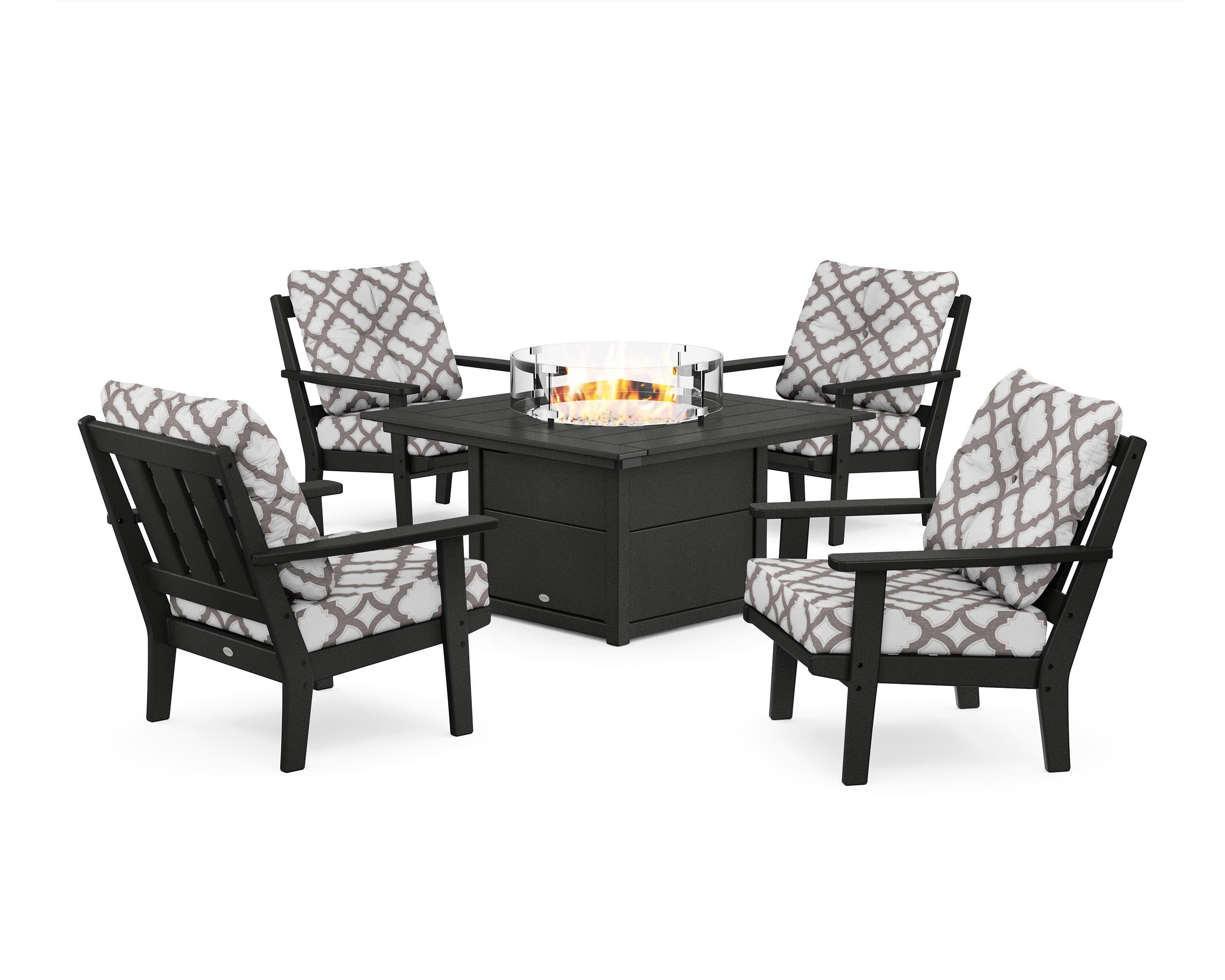 Oxford 5-Piece Deep Seating Set with Fire Pit Table - Image 129