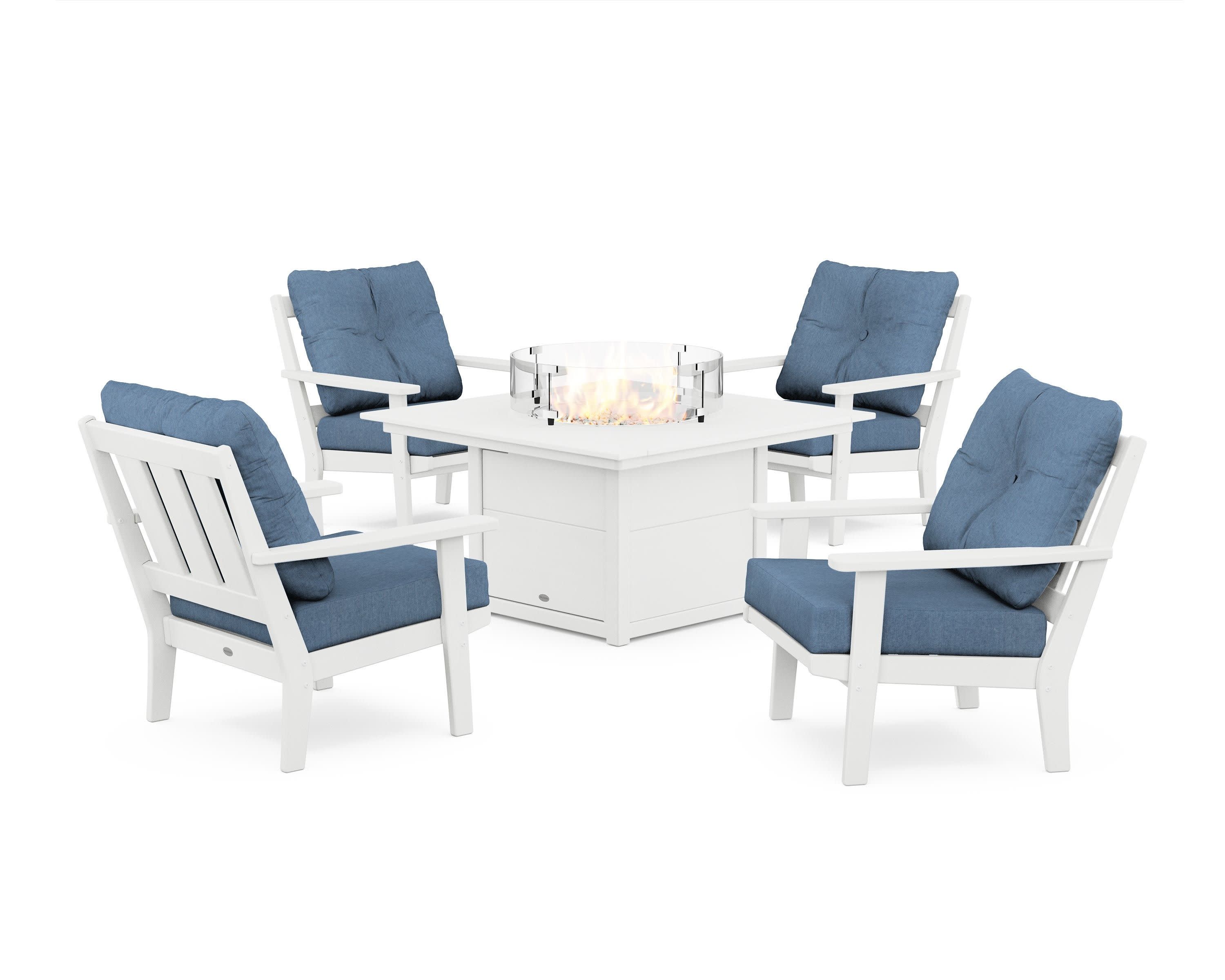 Oxford 5-Piece Deep Seating Set with Fire Pit Table - Image 14