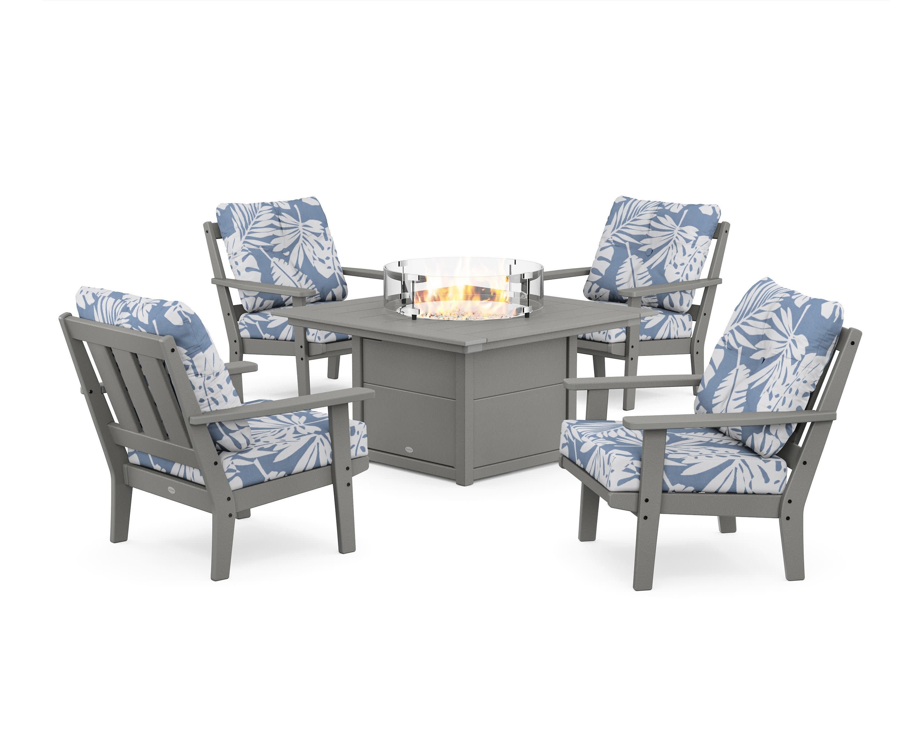 Oxford 5-Piece Deep Seating Set with Fire Pit Table - Image 142