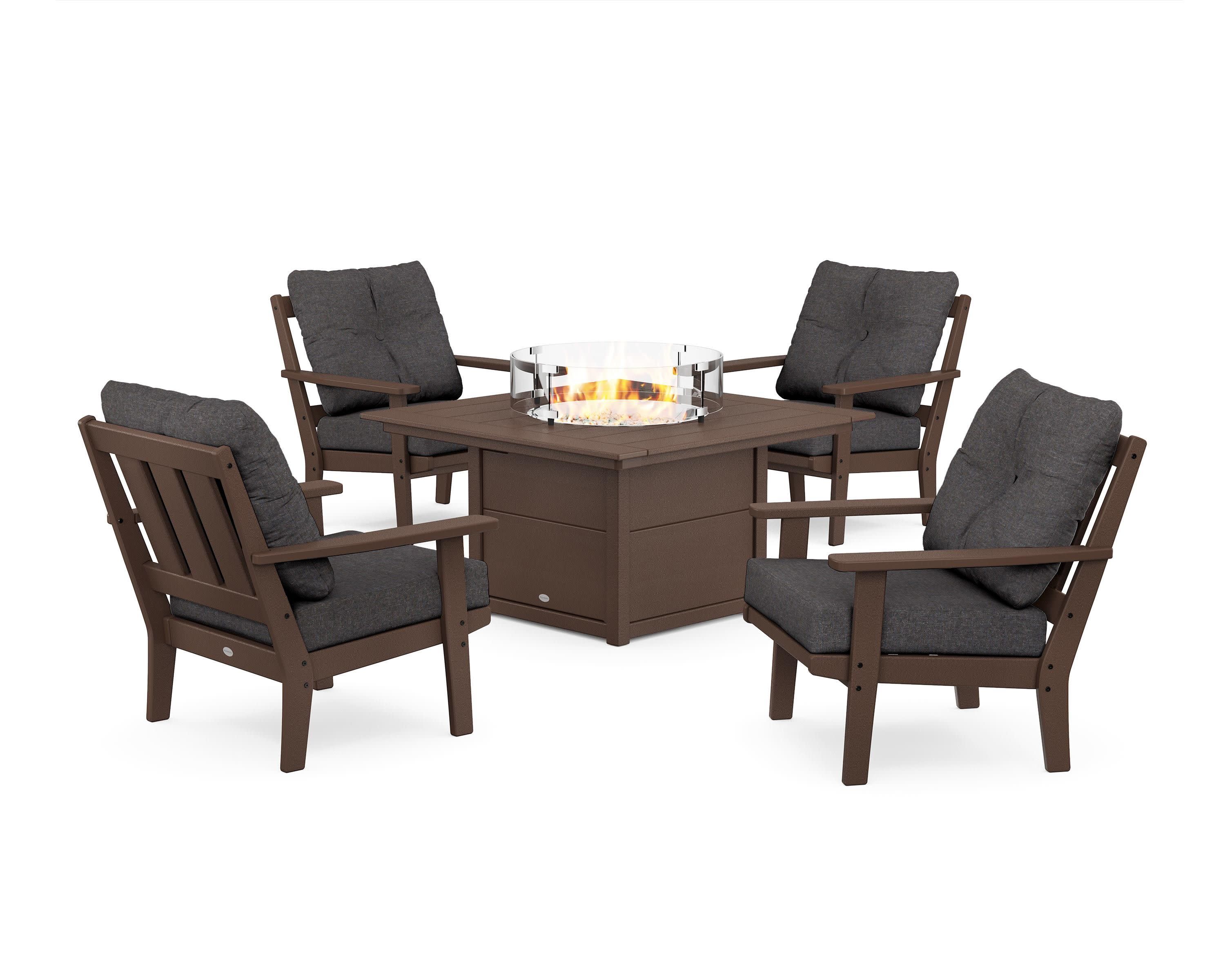 Oxford 5-Piece Deep Seating Set with Fire Pit Table - Image 16