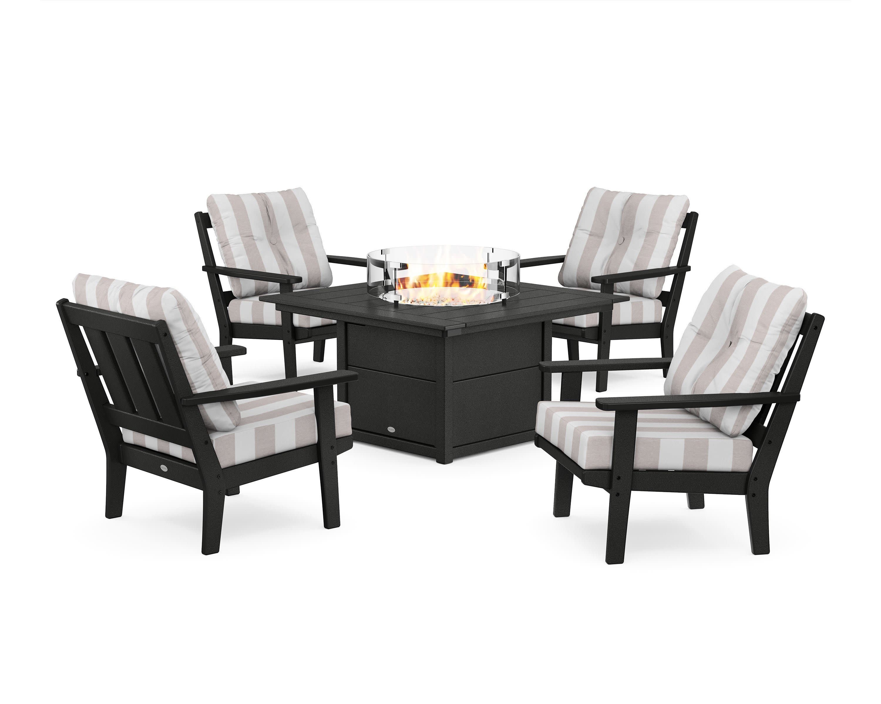 Oxford 5-Piece Deep Seating Set with Fire Pit Table - Image 170