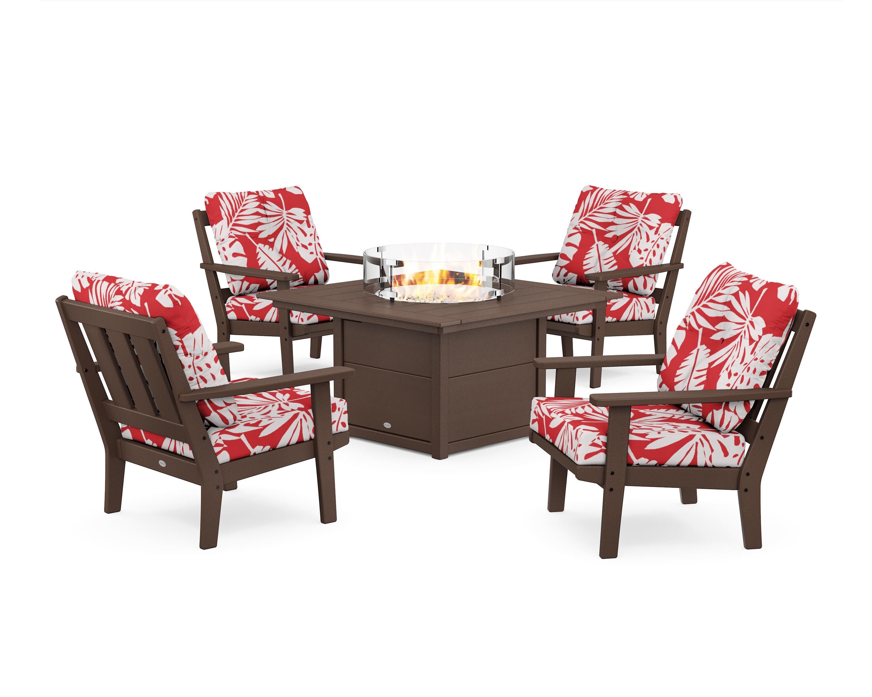 Oxford 5-Piece Deep Seating Set with Fire Pit Table - Image 179
