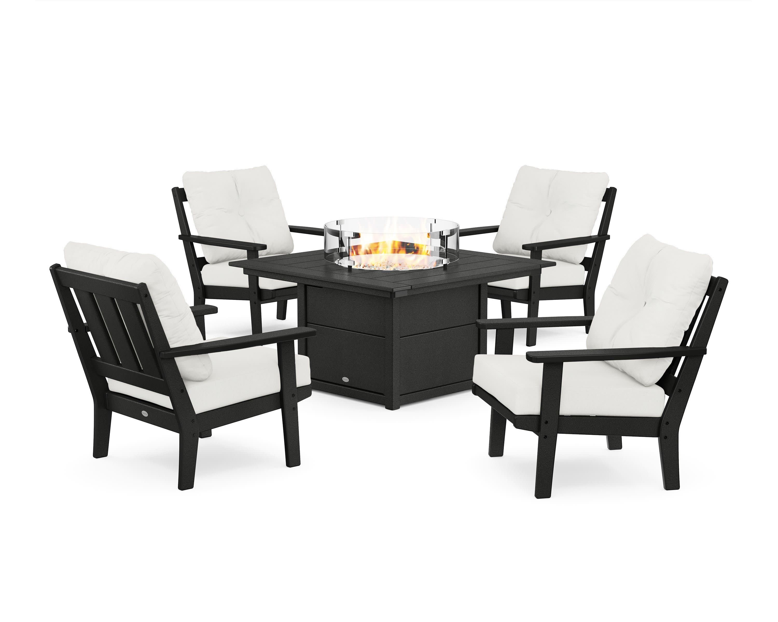 Oxford 5-Piece Deep Seating Set with Fire Pit Table - Image 180