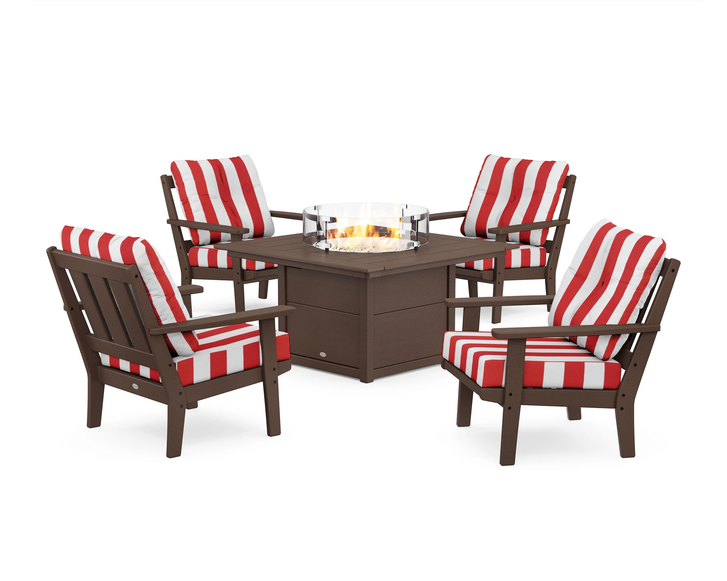 Oxford 5-Piece Deep Seating Set with Fire Pit Table - Image 184