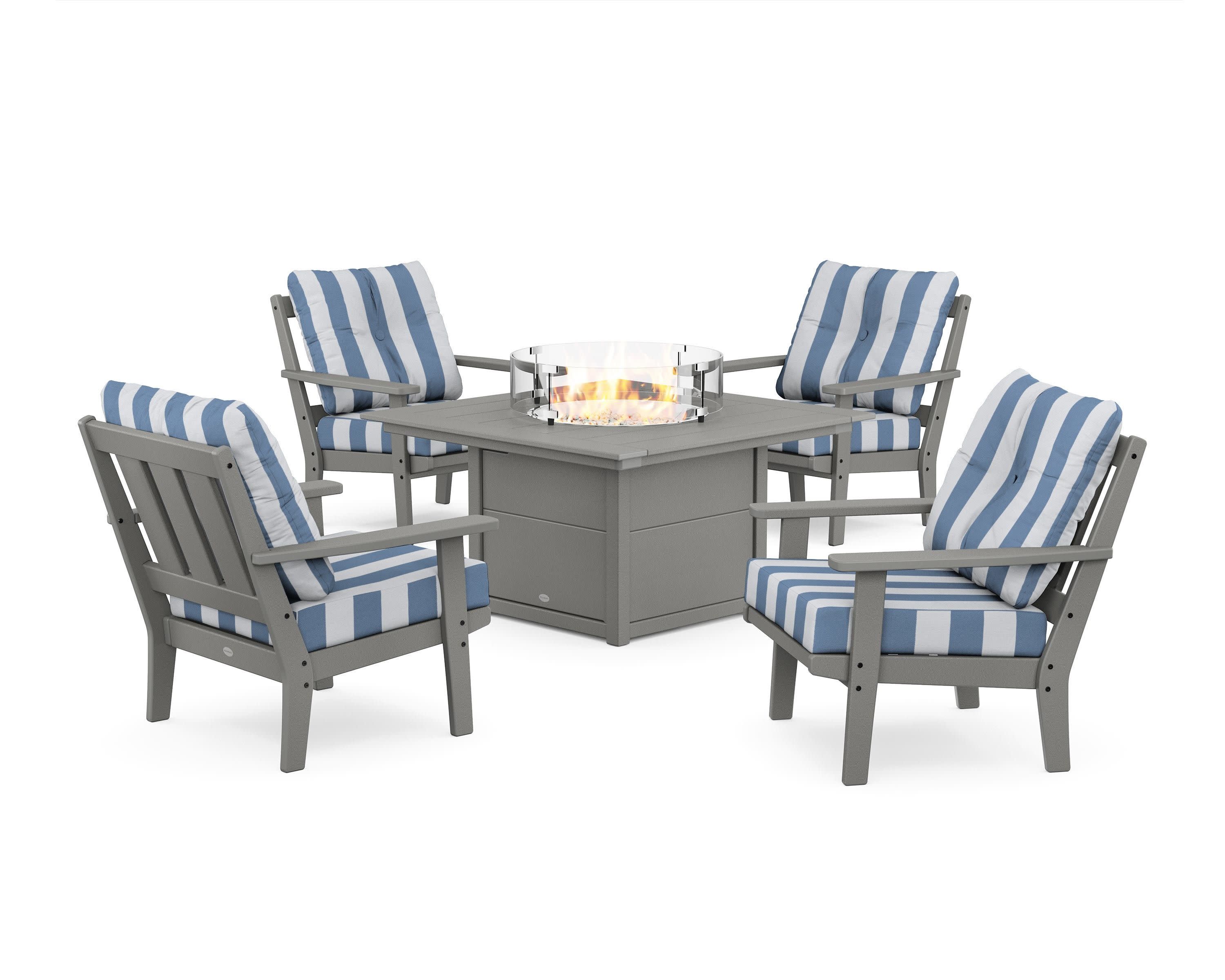 Oxford 5-Piece Deep Seating Set with Fire Pit Table - Image 188
