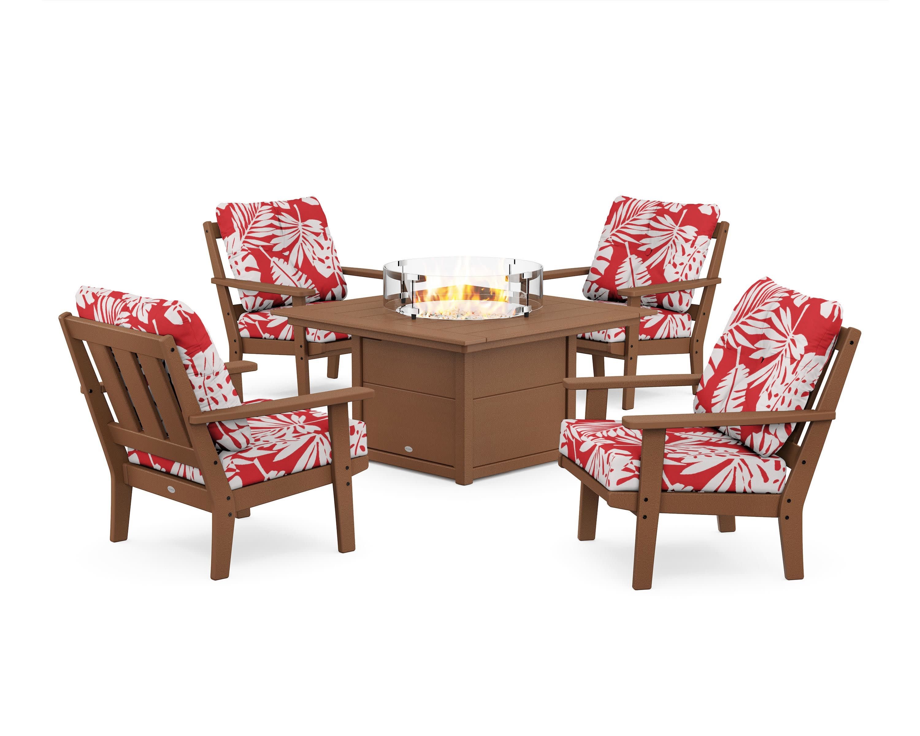 Oxford 5-Piece Deep Seating Set with Fire Pit Table - Image 190