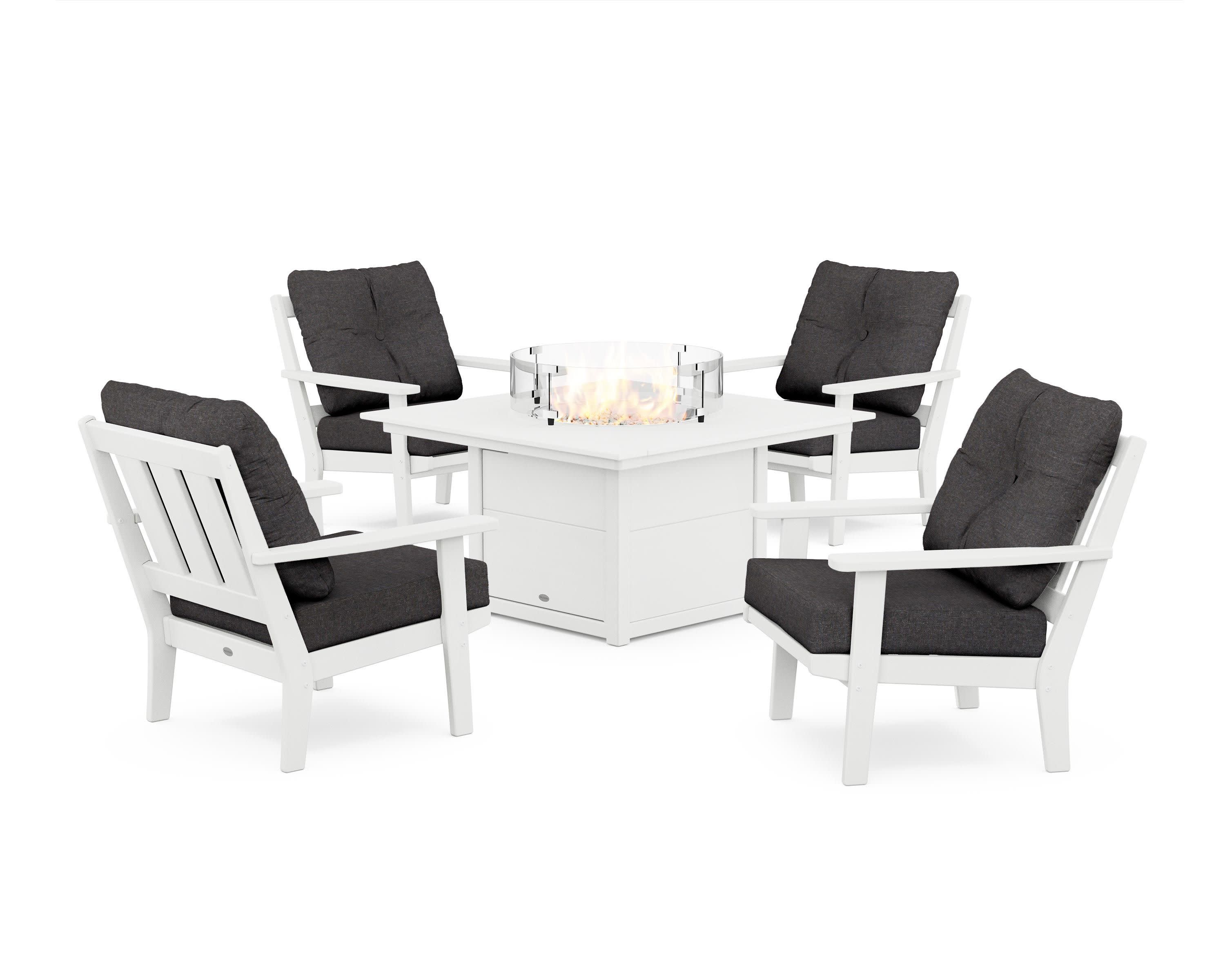 Oxford 5-Piece Deep Seating Set with Fire Pit Table - Image 201