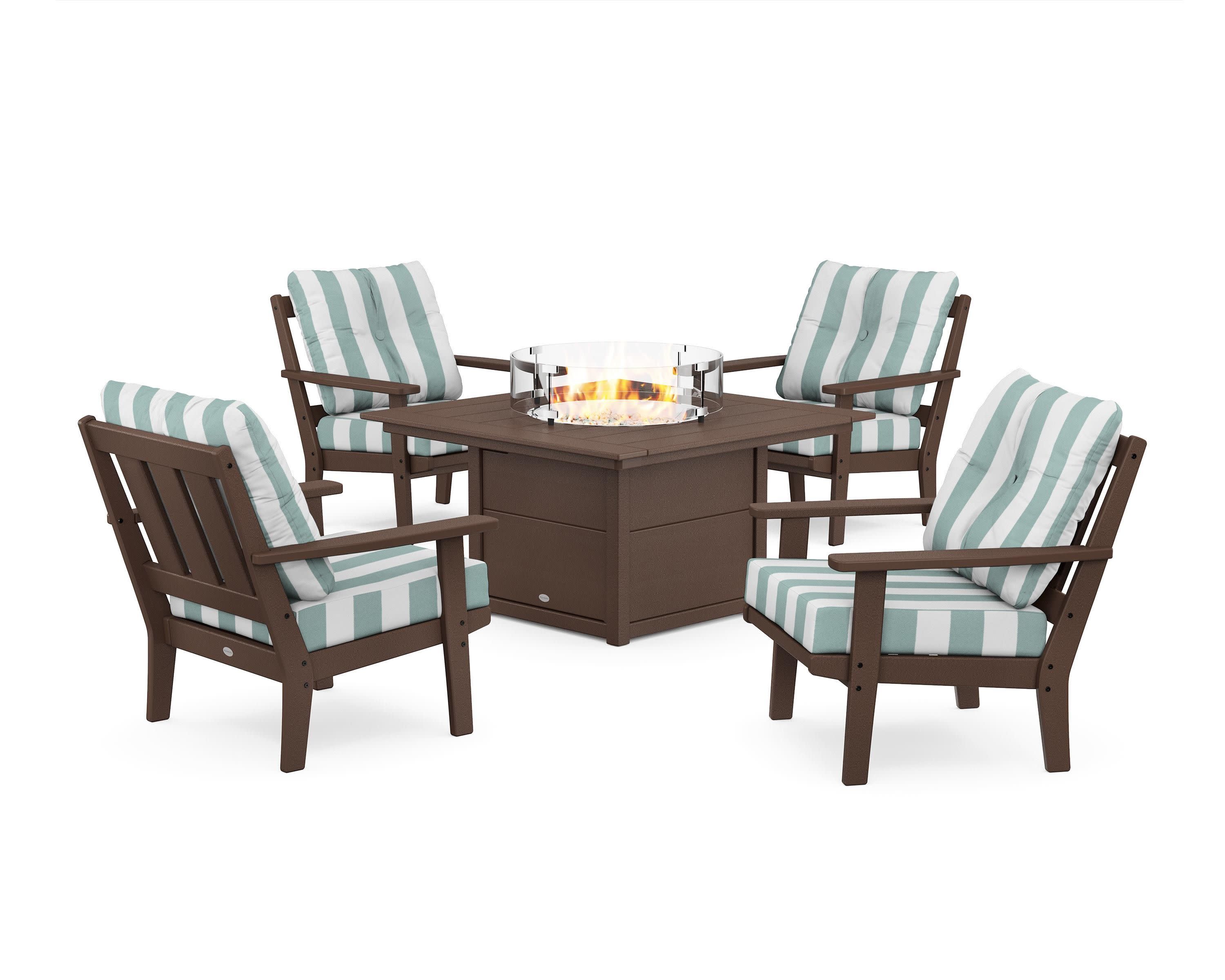 Oxford 5-Piece Deep Seating Set with Fire Pit Table - Image 209