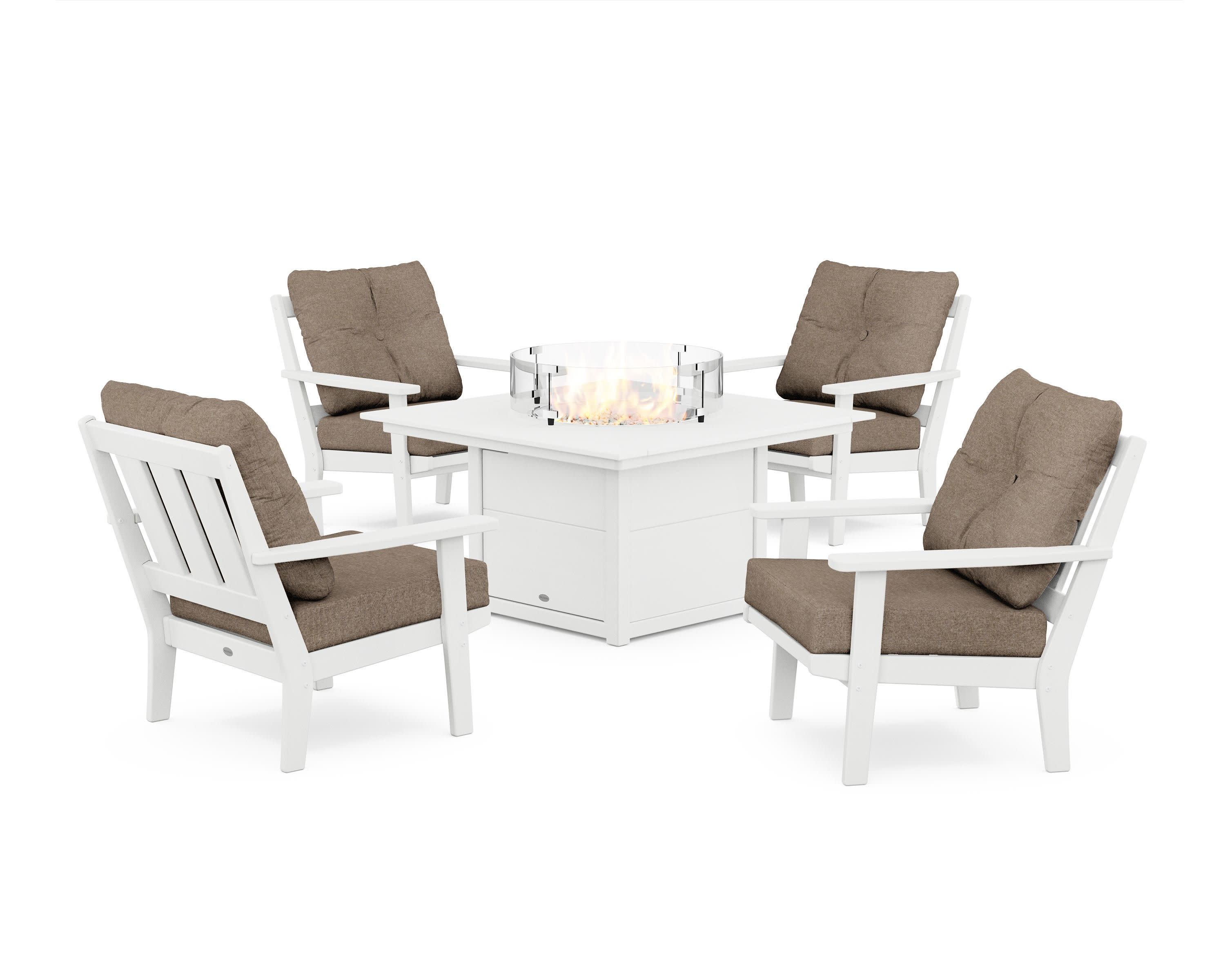 Oxford 5-Piece Deep Seating Set with Fire Pit Table - Image 30