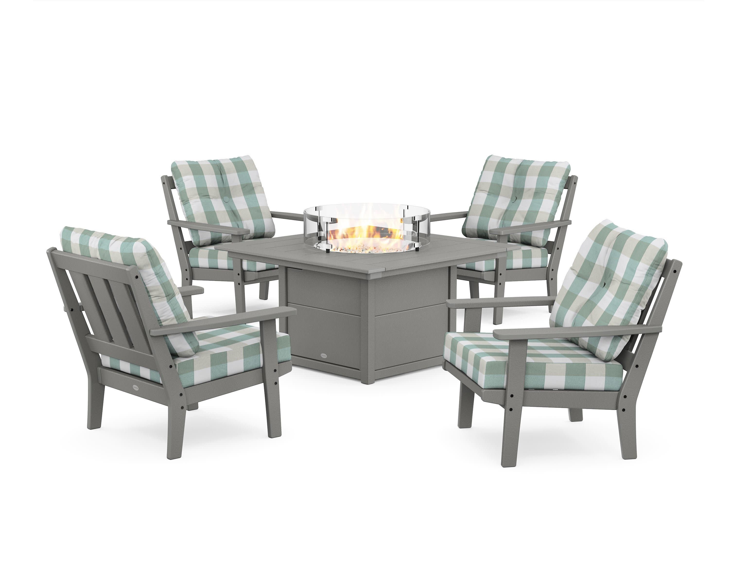 Oxford 5-Piece Deep Seating Set with Fire Pit Table - Image 39