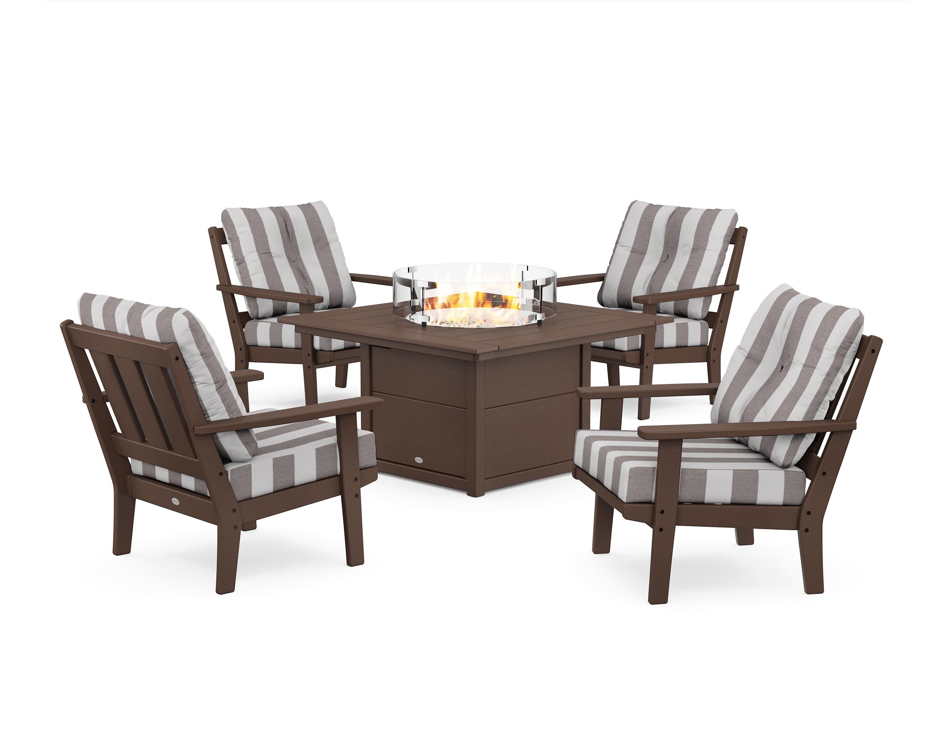 Oxford 5-Piece Deep Seating Set with Fire Pit Table - Image 44