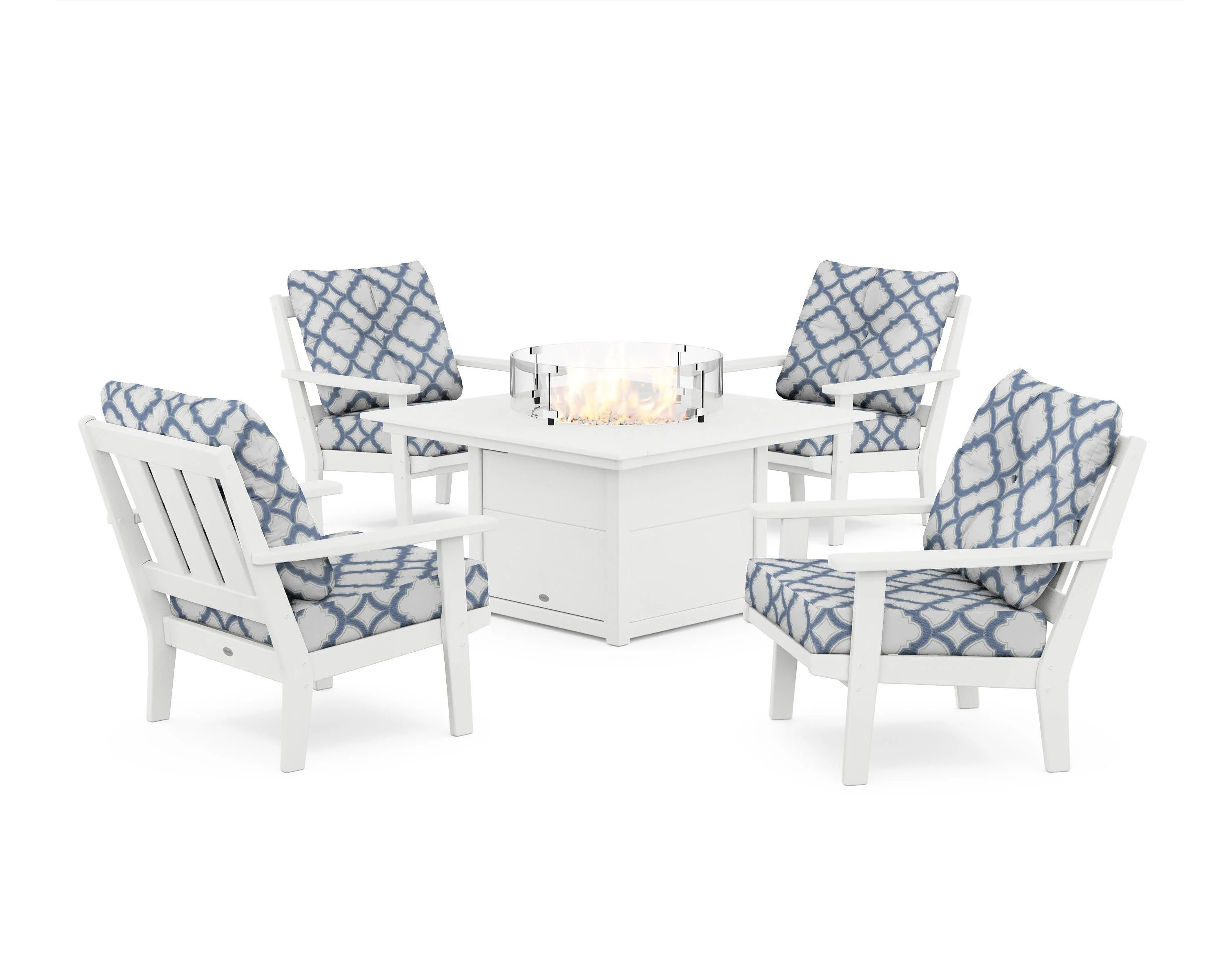 Oxford 5-Piece Deep Seating Set with Fire Pit Table - Image 45