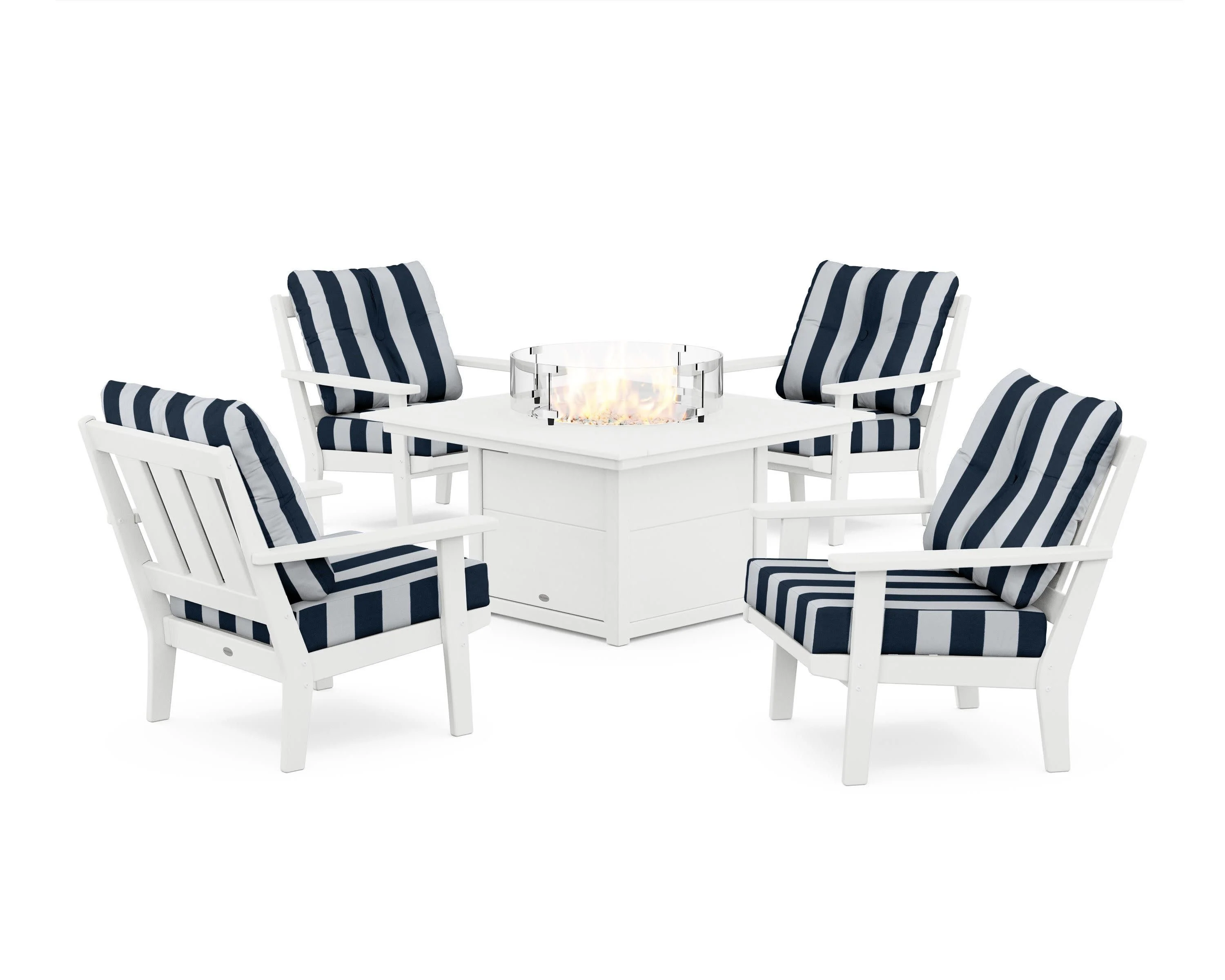 Oxford 5-Piece Deep Seating Set with Fire Pit Table - Image 46