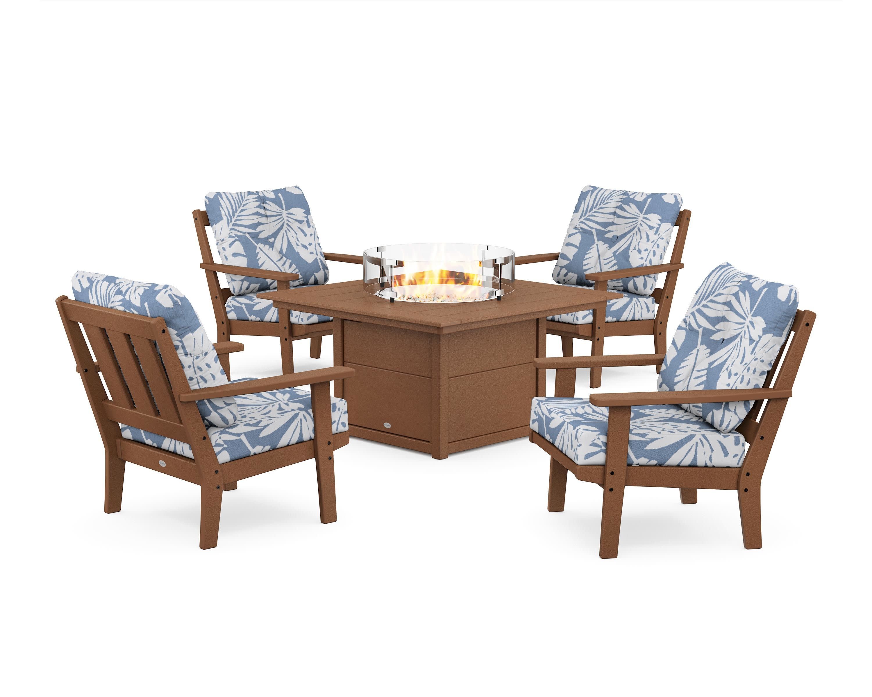 Oxford 5-Piece Deep Seating Set with Fire Pit Table - Image 53