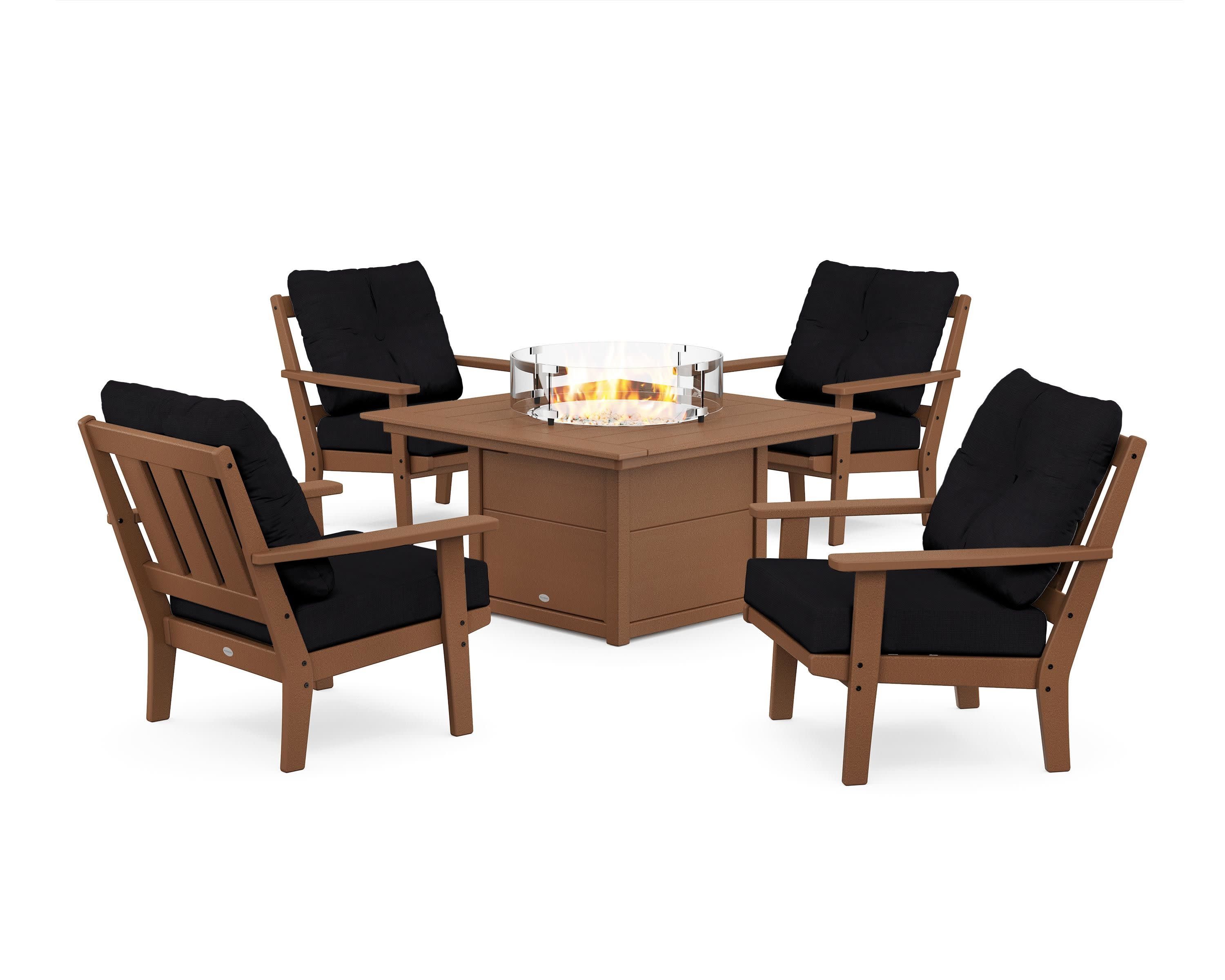 Oxford 5-Piece Deep Seating Set with Fire Pit Table - Image 58