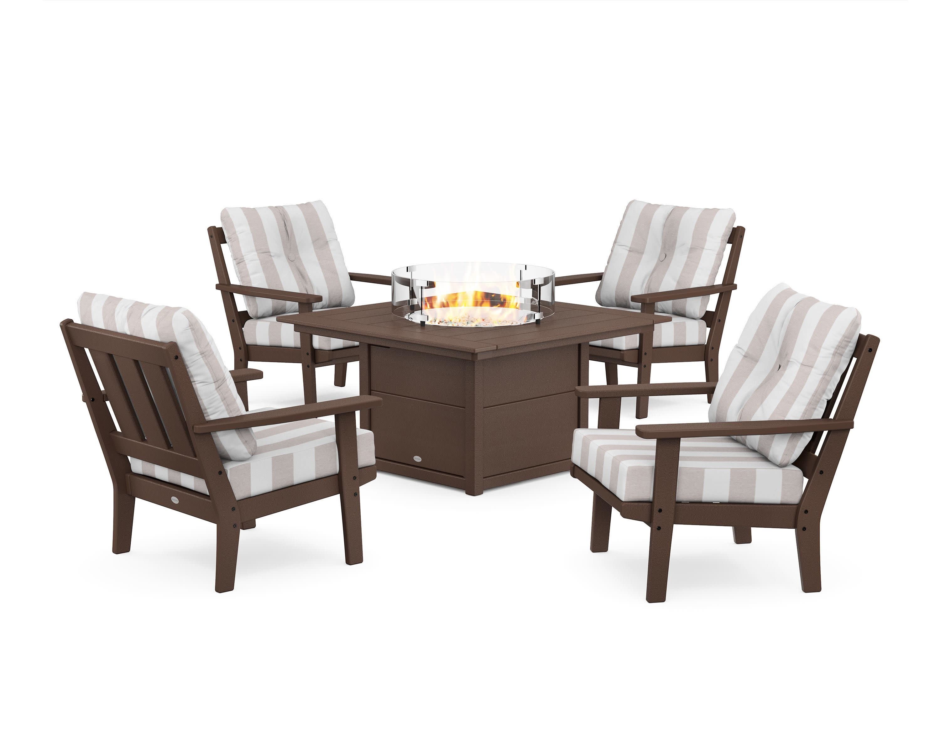 Oxford 5-Piece Deep Seating Set with Fire Pit Table - Image 61