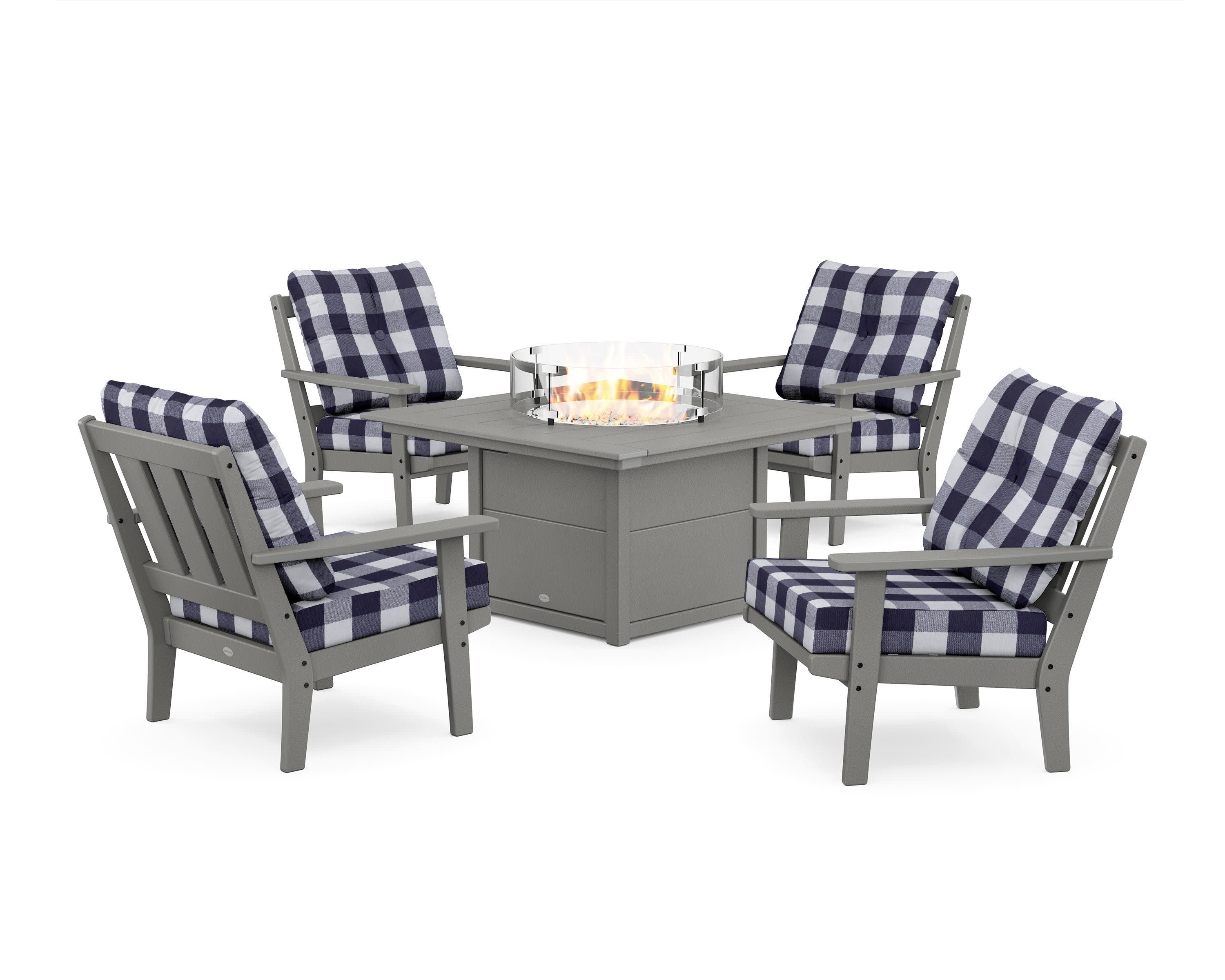 Oxford 5-Piece Deep Seating Set with Fire Pit Table - Image 67