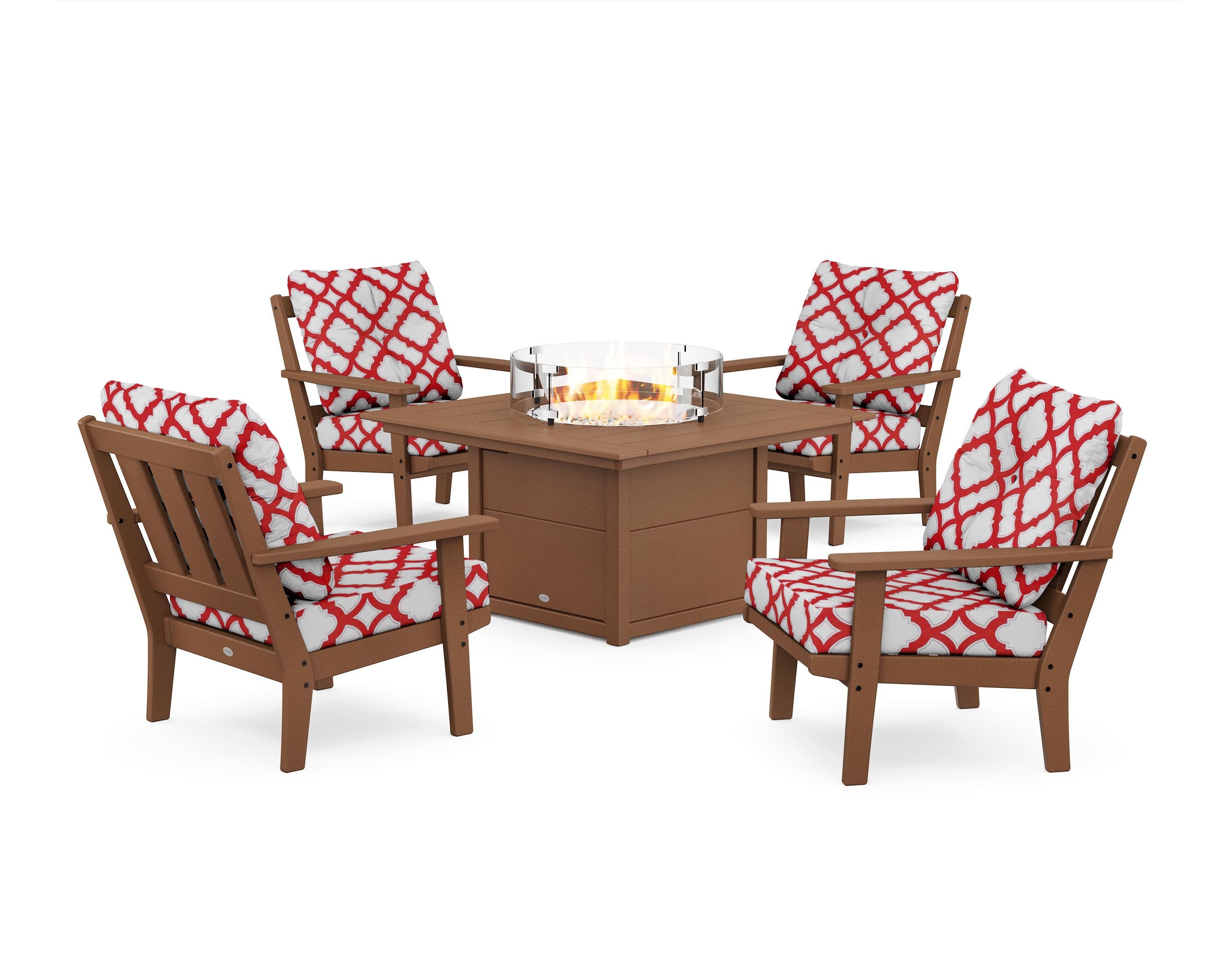 Oxford 5-Piece Deep Seating Set with Fire Pit Table - Image 74