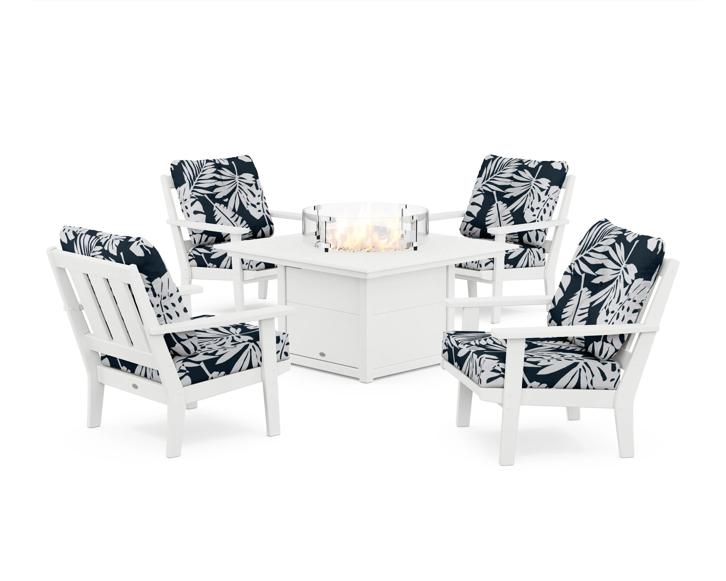 Oxford 5-Piece Deep Seating Set with Fire Pit Table - Image 82