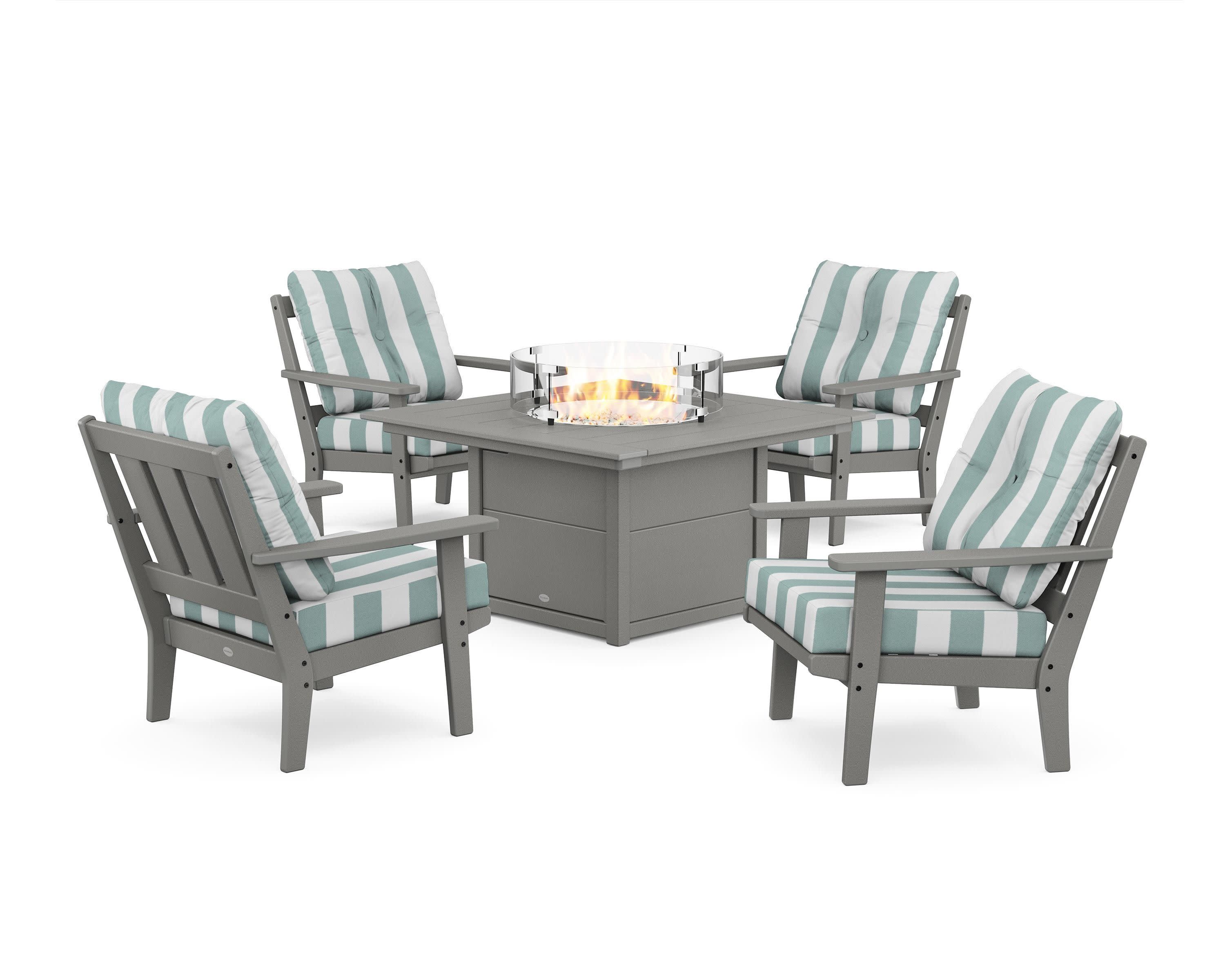 Oxford 5-Piece Deep Seating Set with Fire Pit Table - Image 87