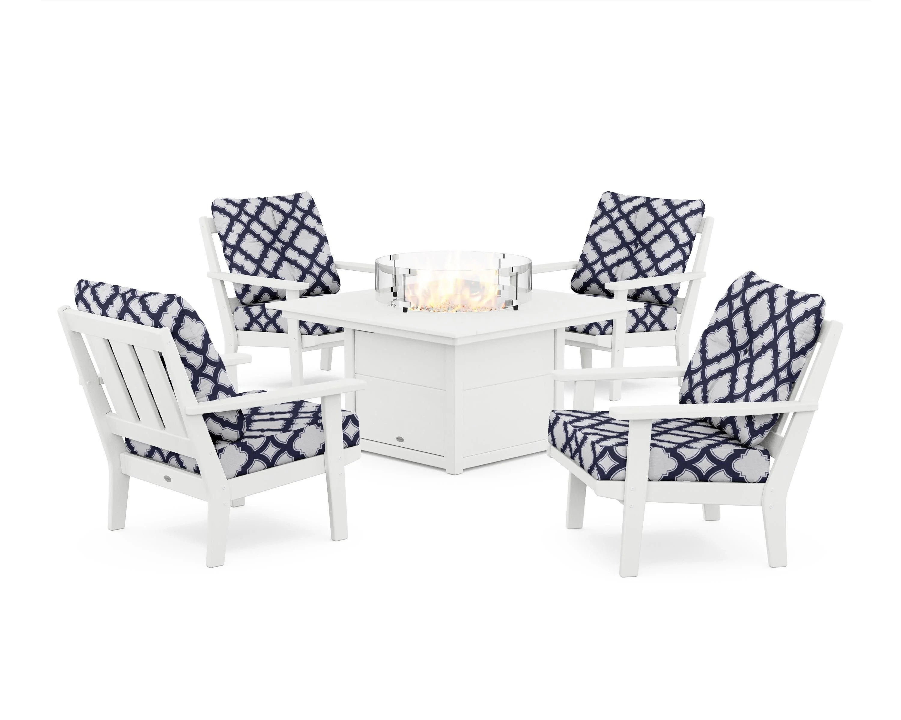 Oxford 5-Piece Deep Seating Set with Fire Pit Table - Image 91