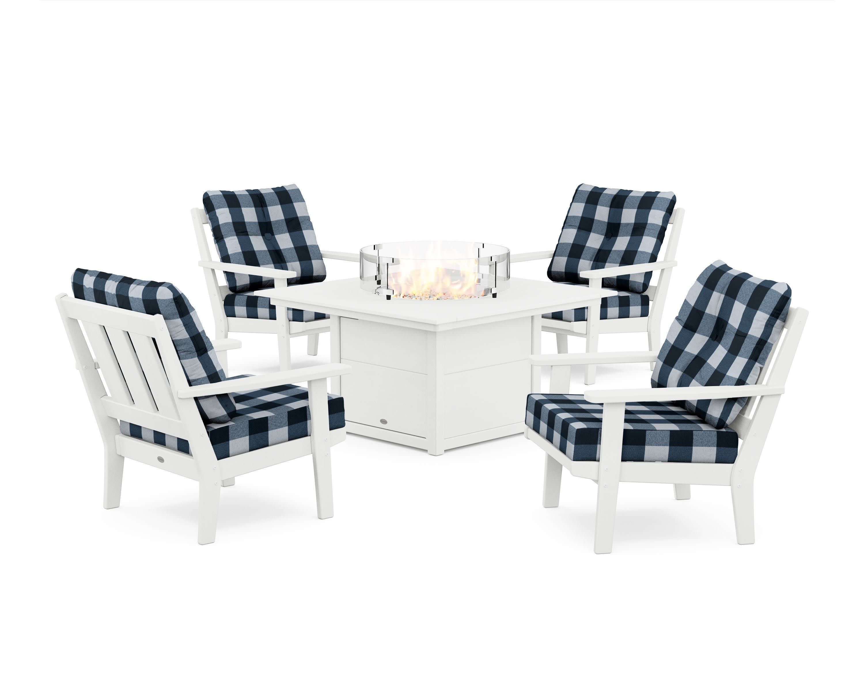 Oxford 5-Piece Deep Seating Set with Fire Pit Table - Image 95