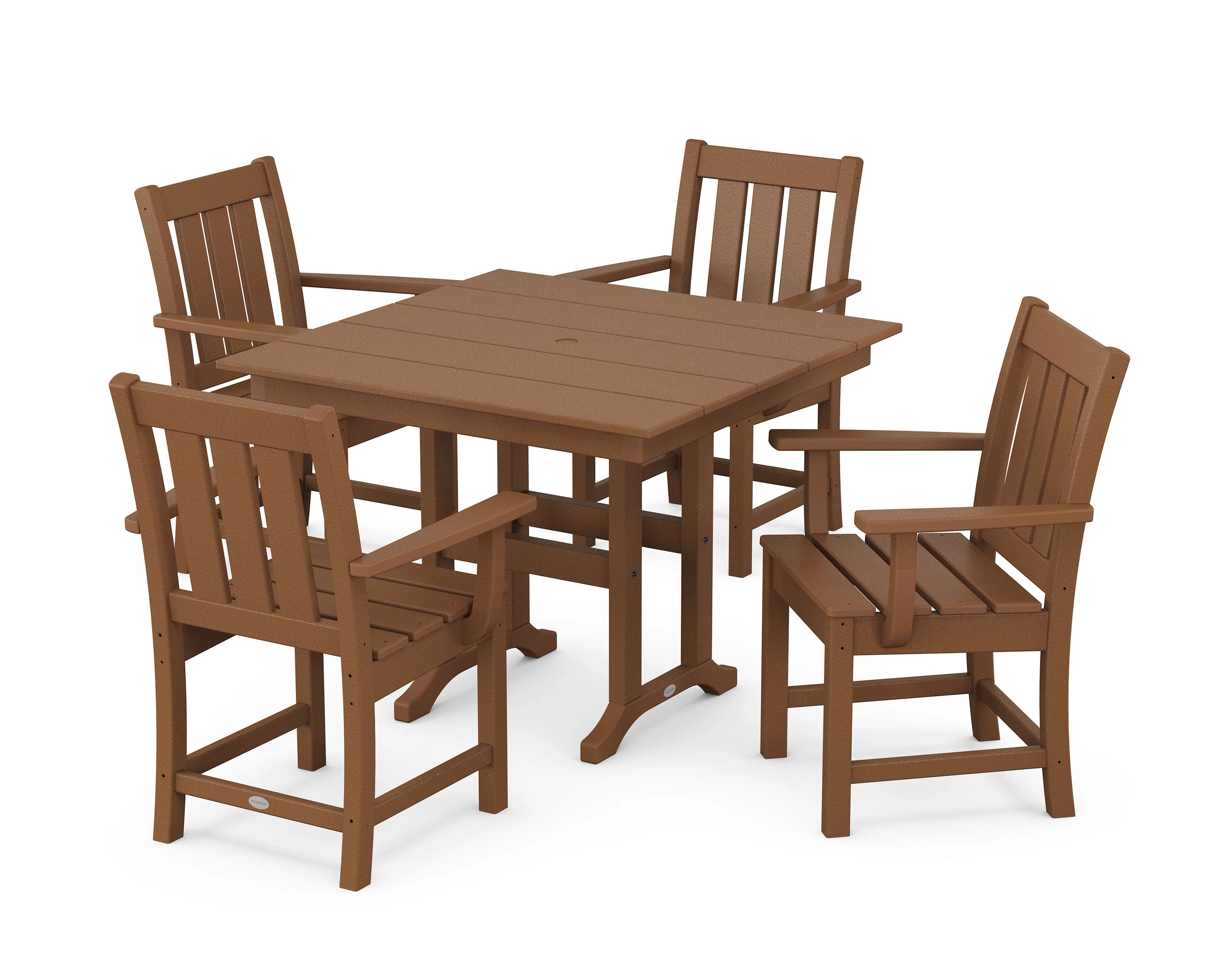 Oxford 5-Piece Farmhouse Dining Set - Image 6