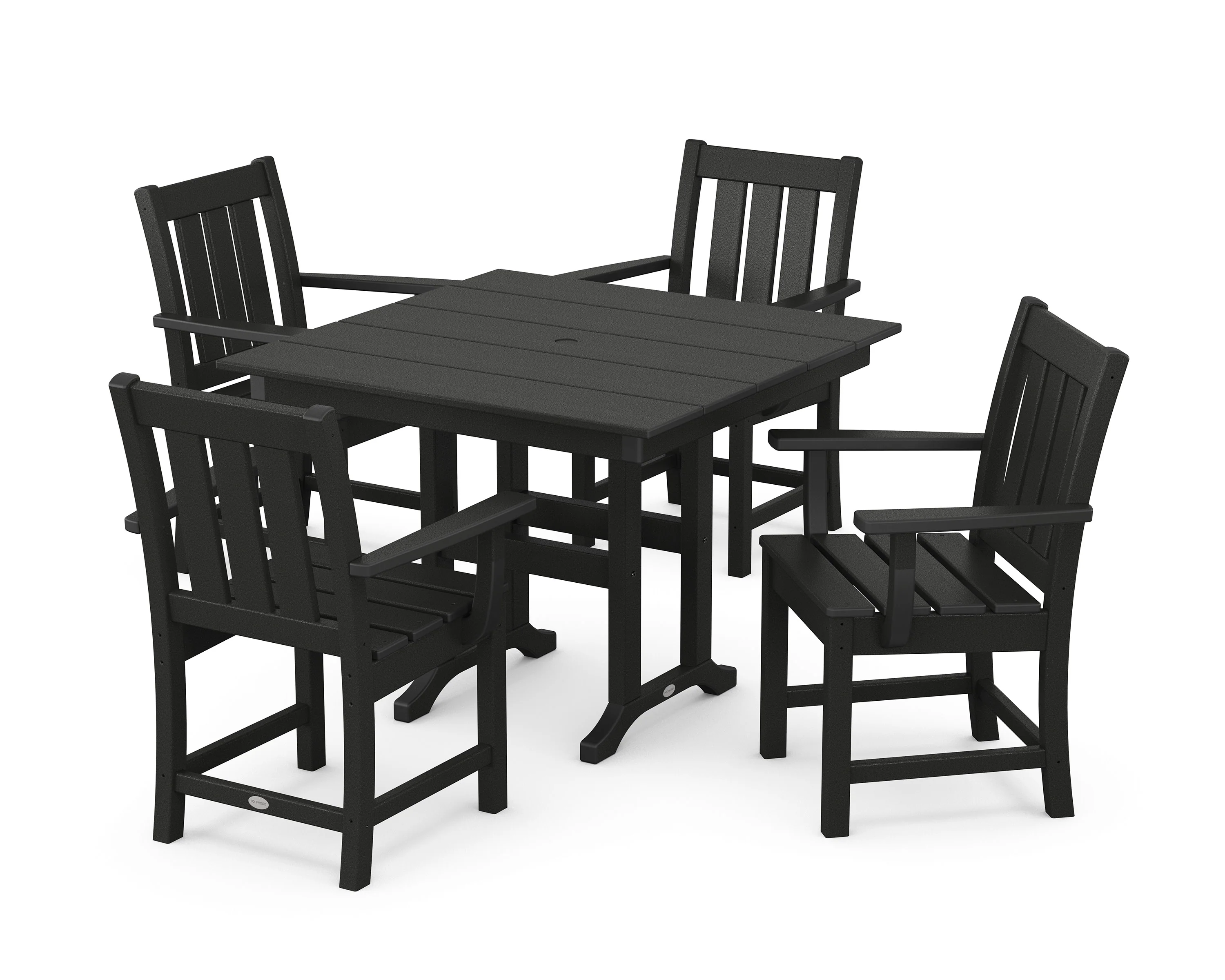 Oxford 5-Piece Farmhouse Dining Set - Image 8