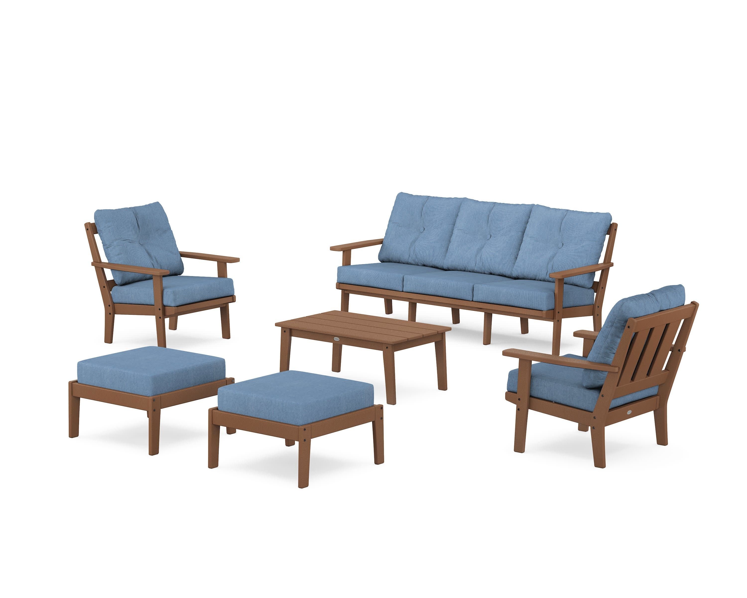 Oxford 6-Piece Lounge Sofa Set - Image 201