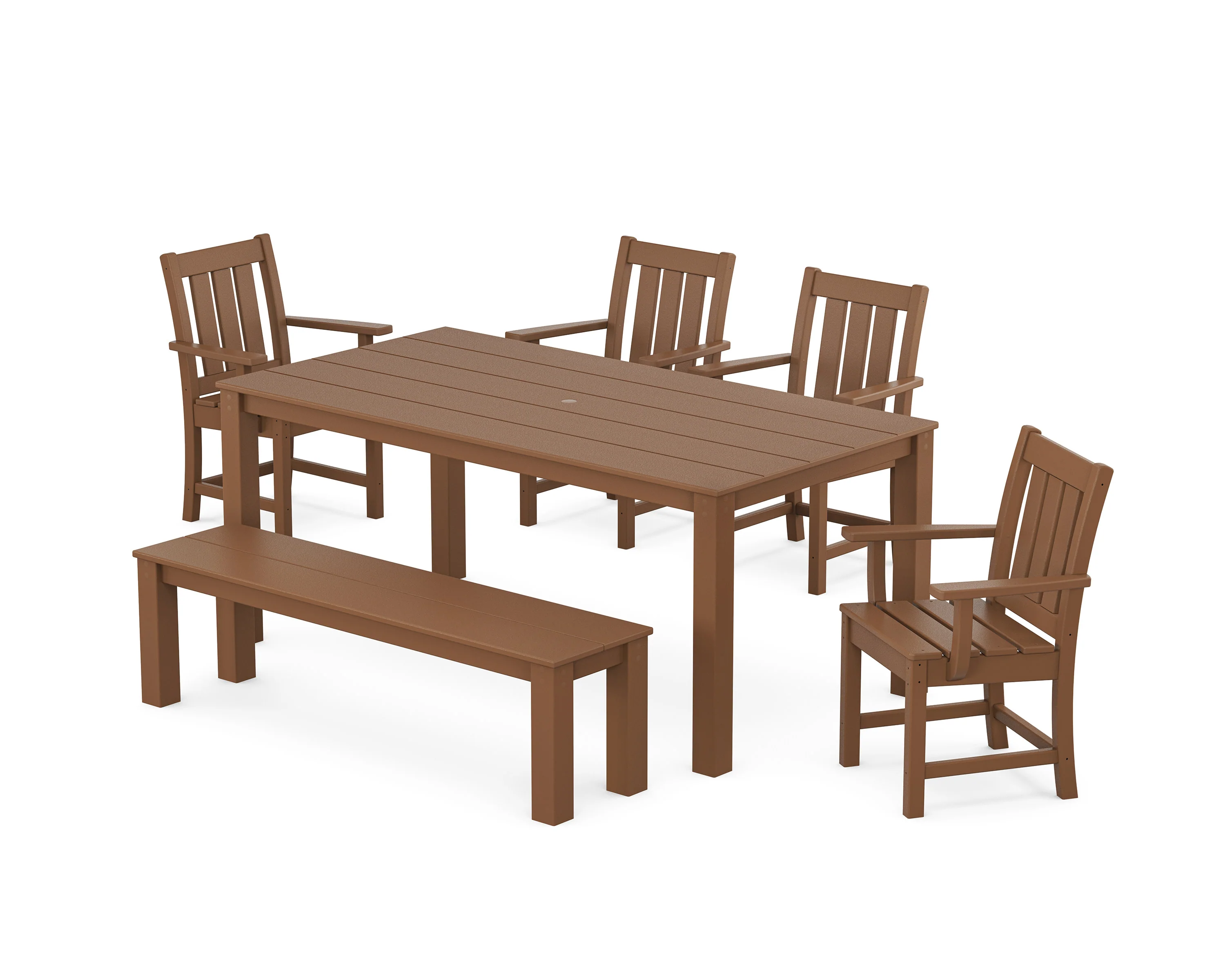 Oxford 6-Piece Parsons Dining Set with Bench - Image 7