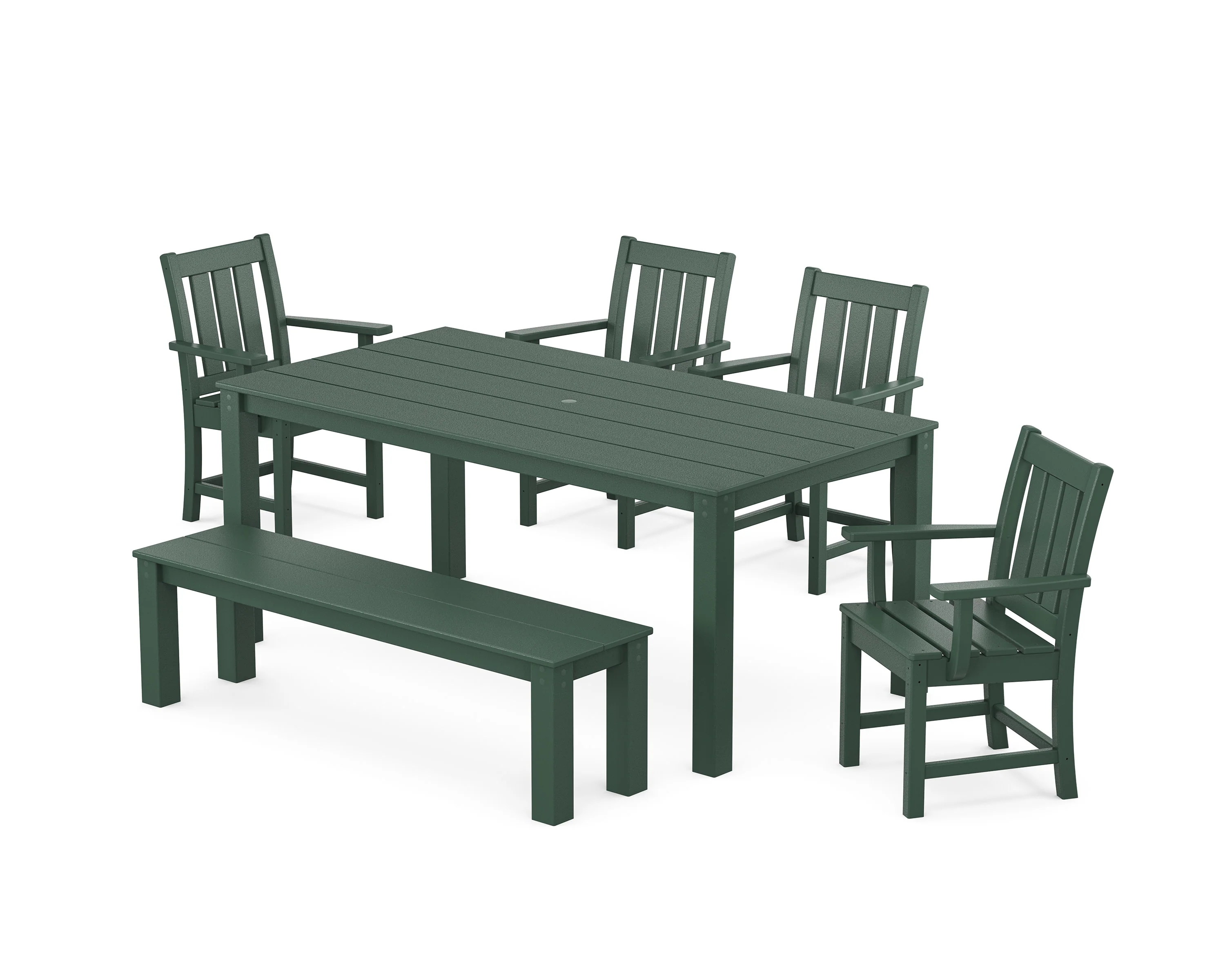 Oxford 6-Piece Parsons Dining Set with Bench - Image 9