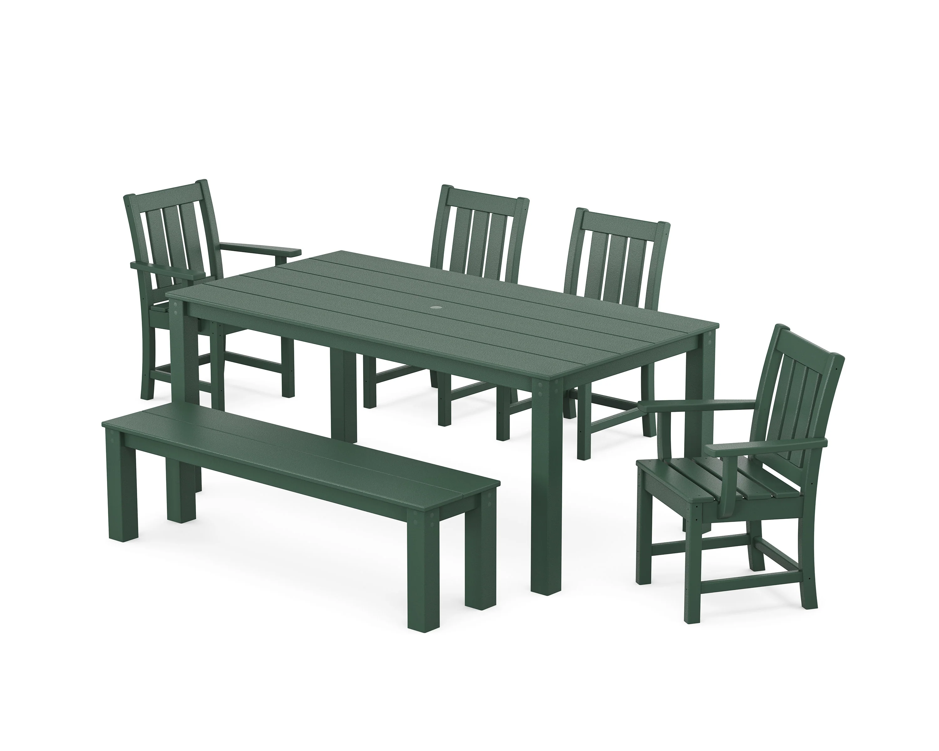 Oxford 6-Piece Parsons Dining Set with Bench - Image 6