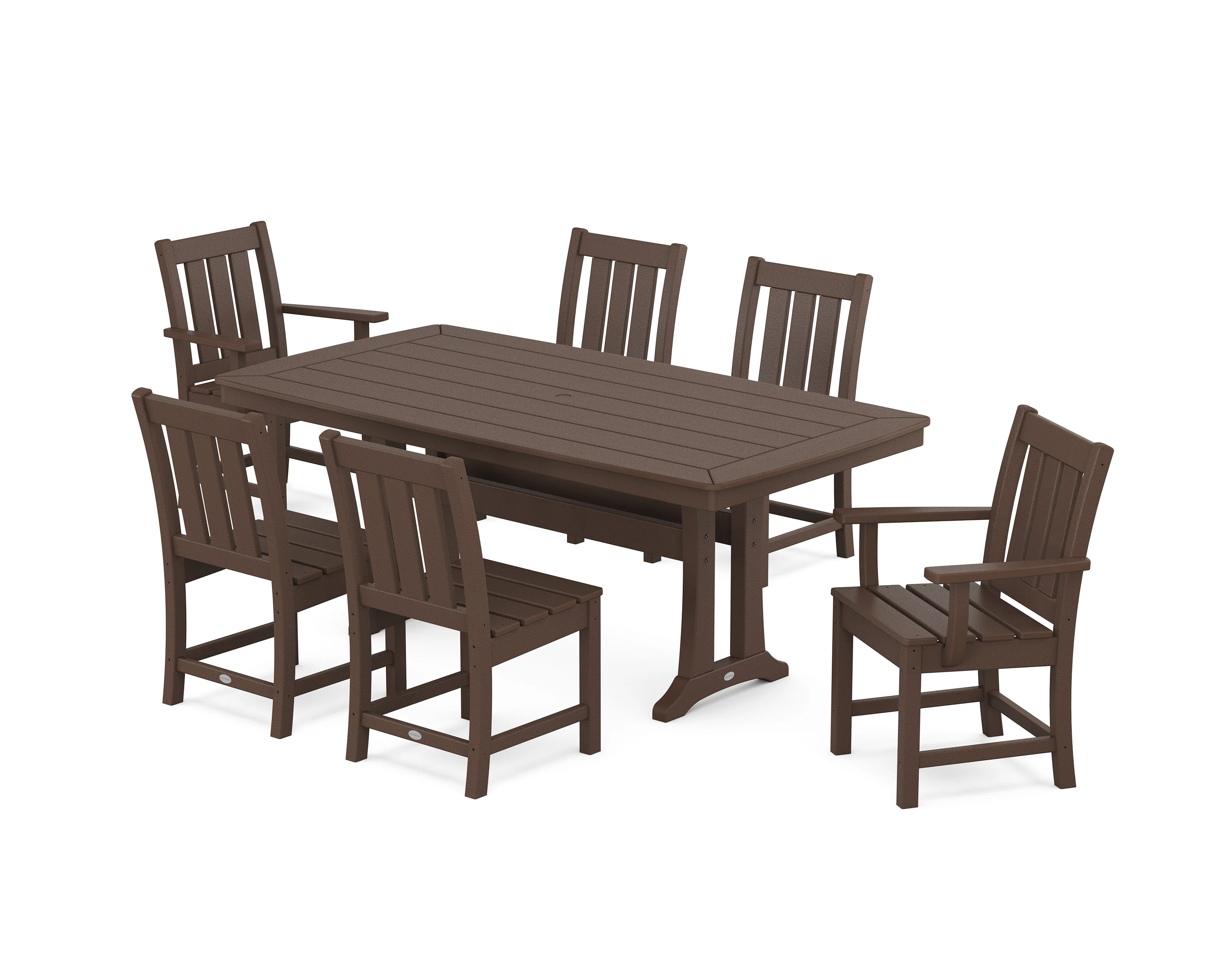 Oxford 7-Piece Dining Set with Trestle Legs - Image 7