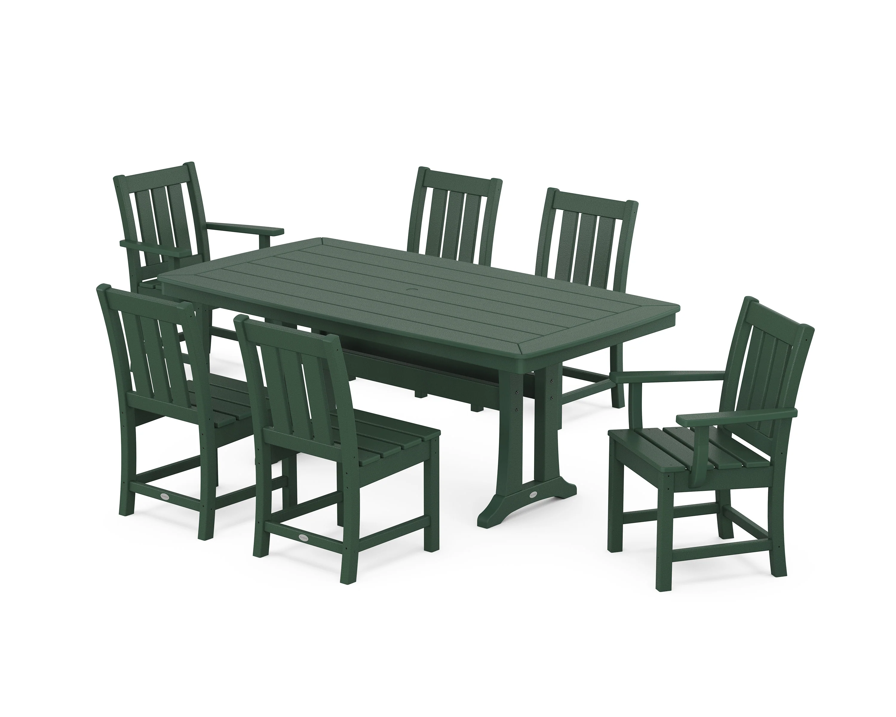 Oxford 7-Piece Dining Set with Trestle Legs - Image 8