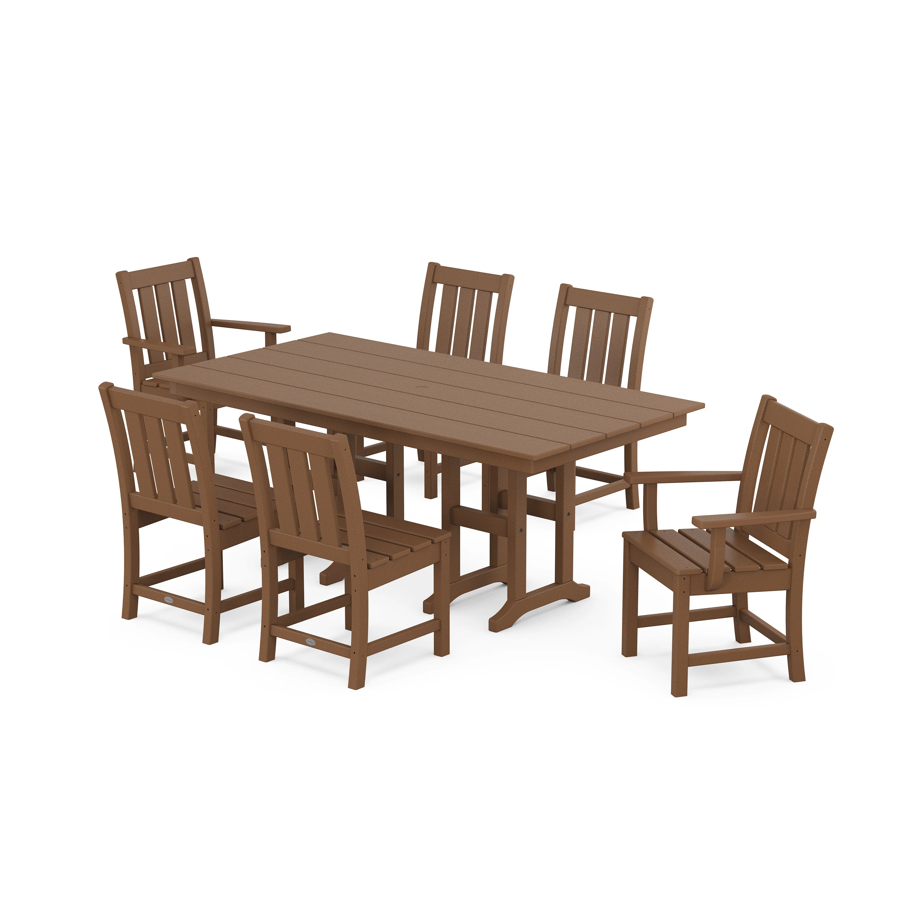Oxford 7-Piece Farmhouse Dining Set - Image 6