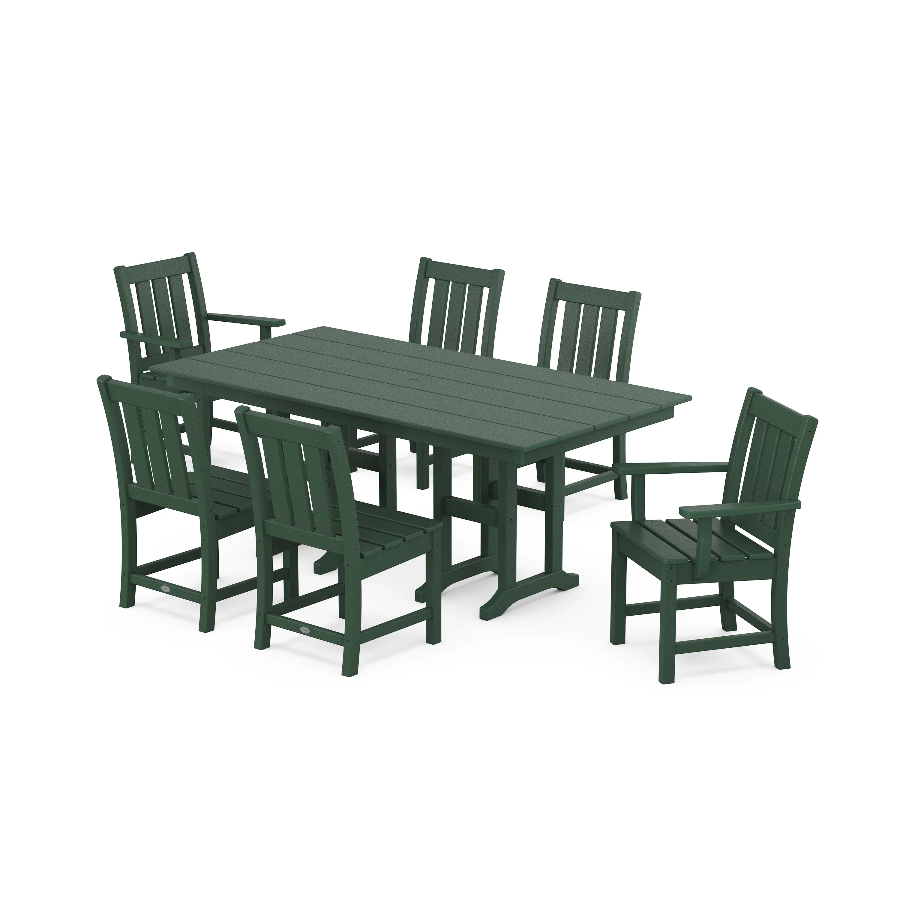 Oxford 7-Piece Farmhouse Dining Set - Image 8