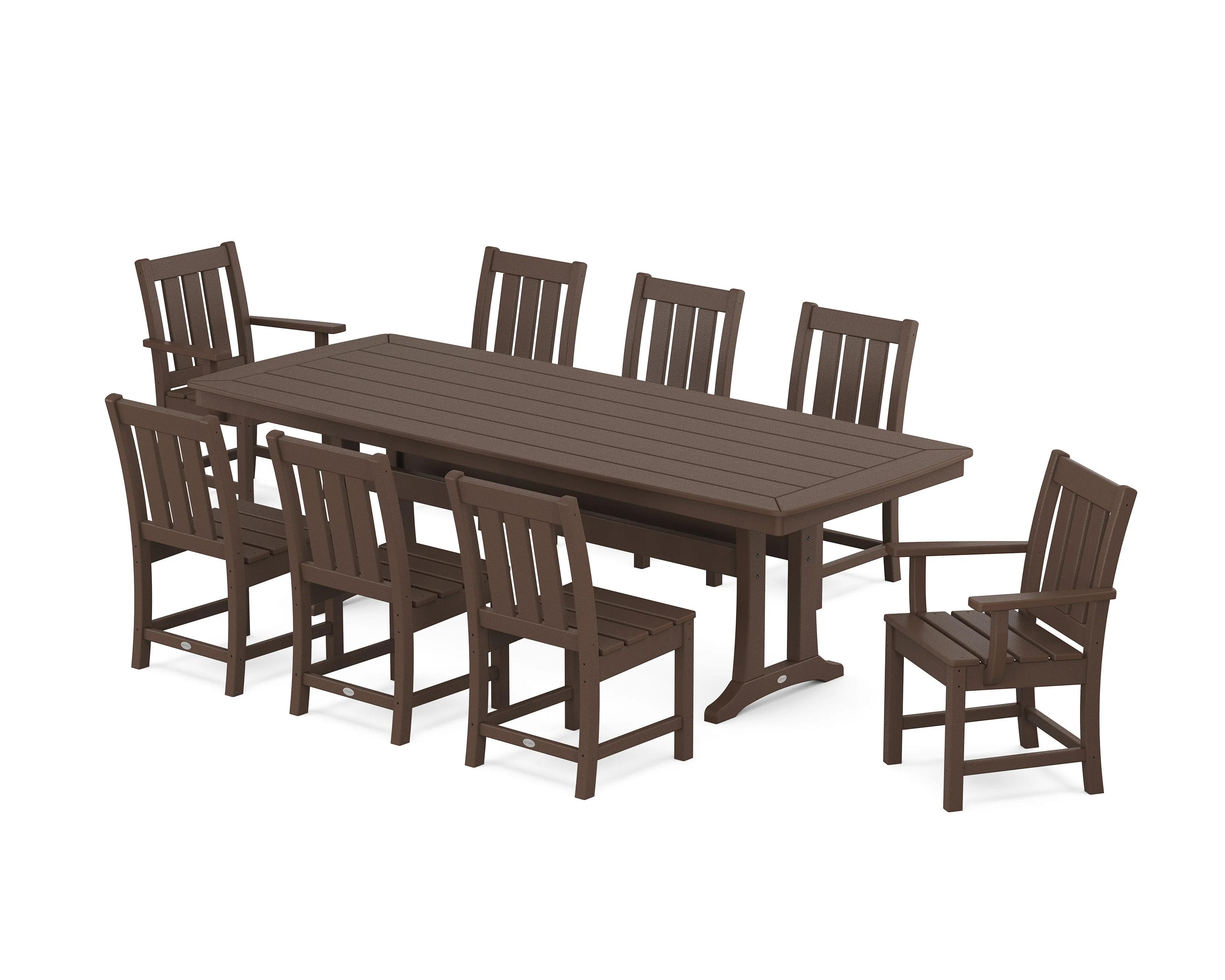Oxford 9-Piece Dining Set with Trestle Legs - Image 4