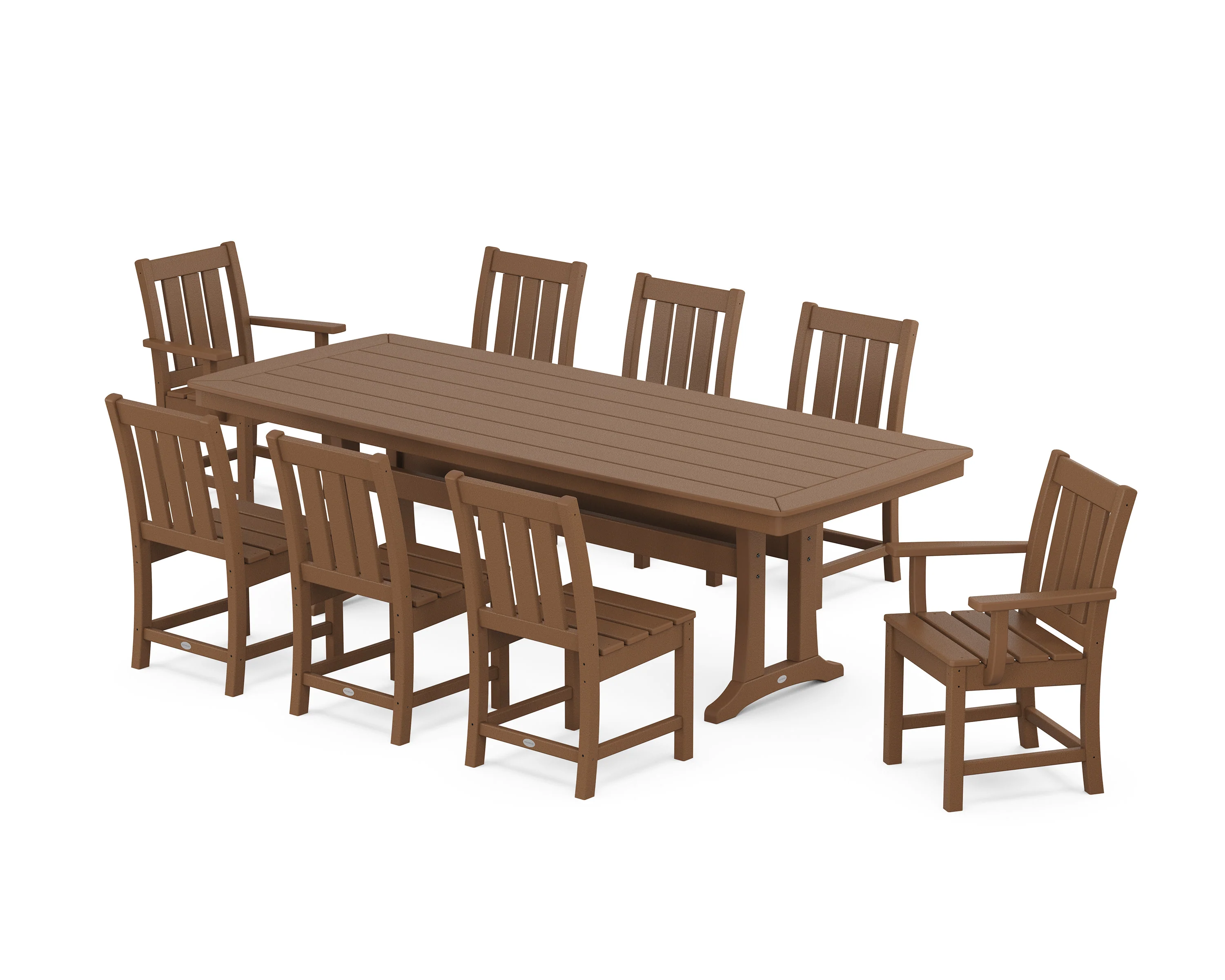 Oxford 9-Piece Dining Set with Trestle Legs - Image 5