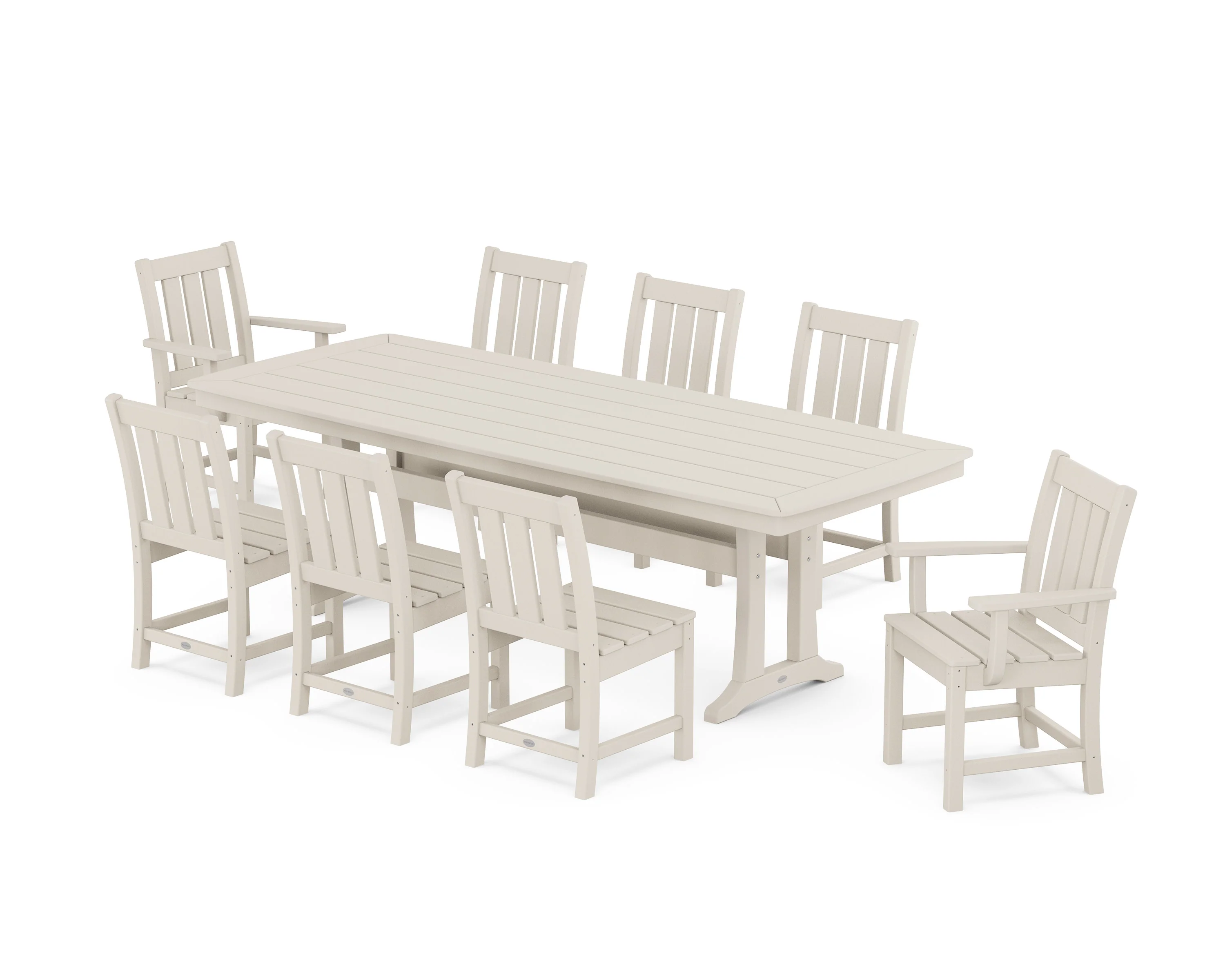 Oxford 9-Piece Dining Set with Trestle Legs - Image 8