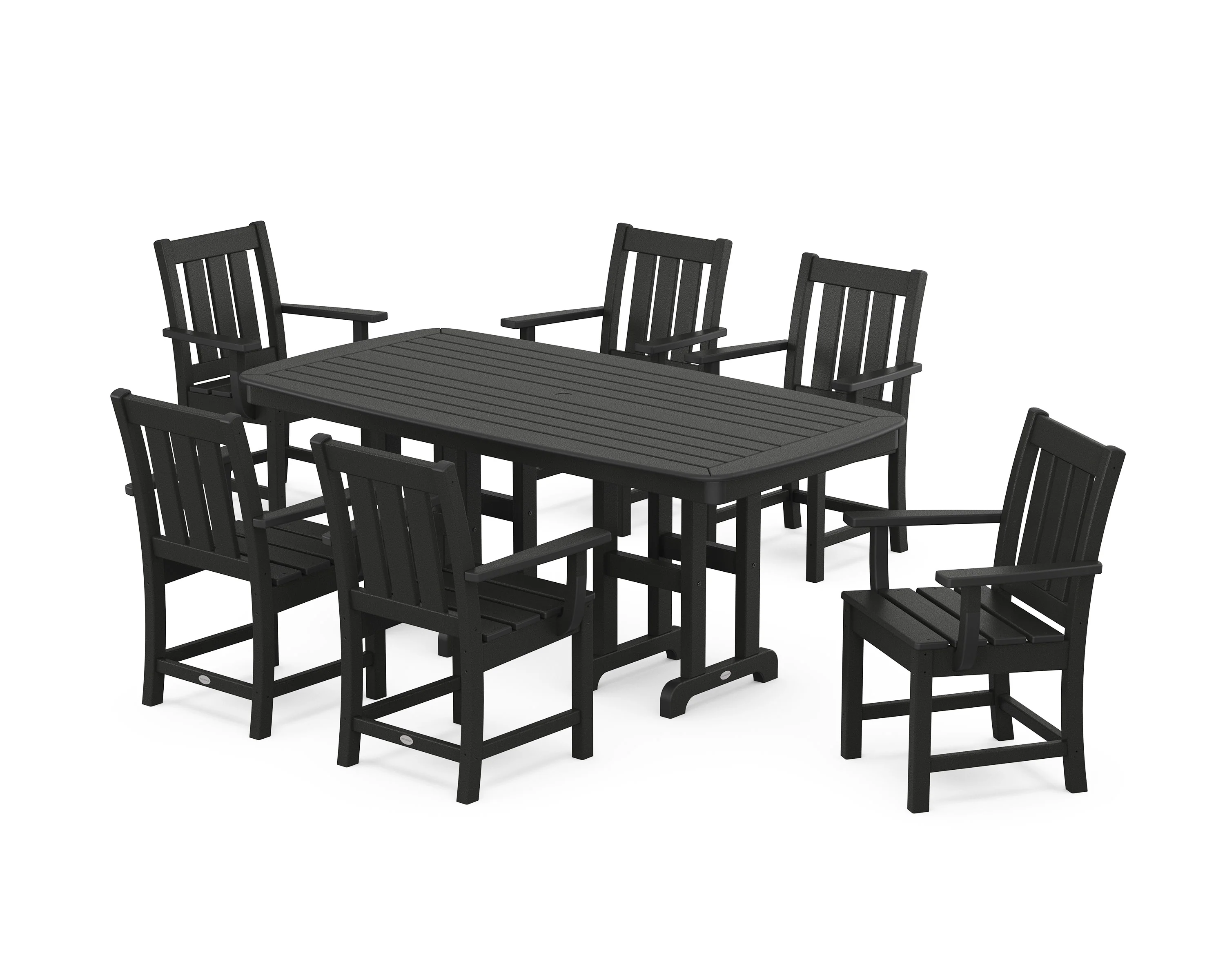 Oxford Arm Chair 7-Piece Dining Set - Image 4