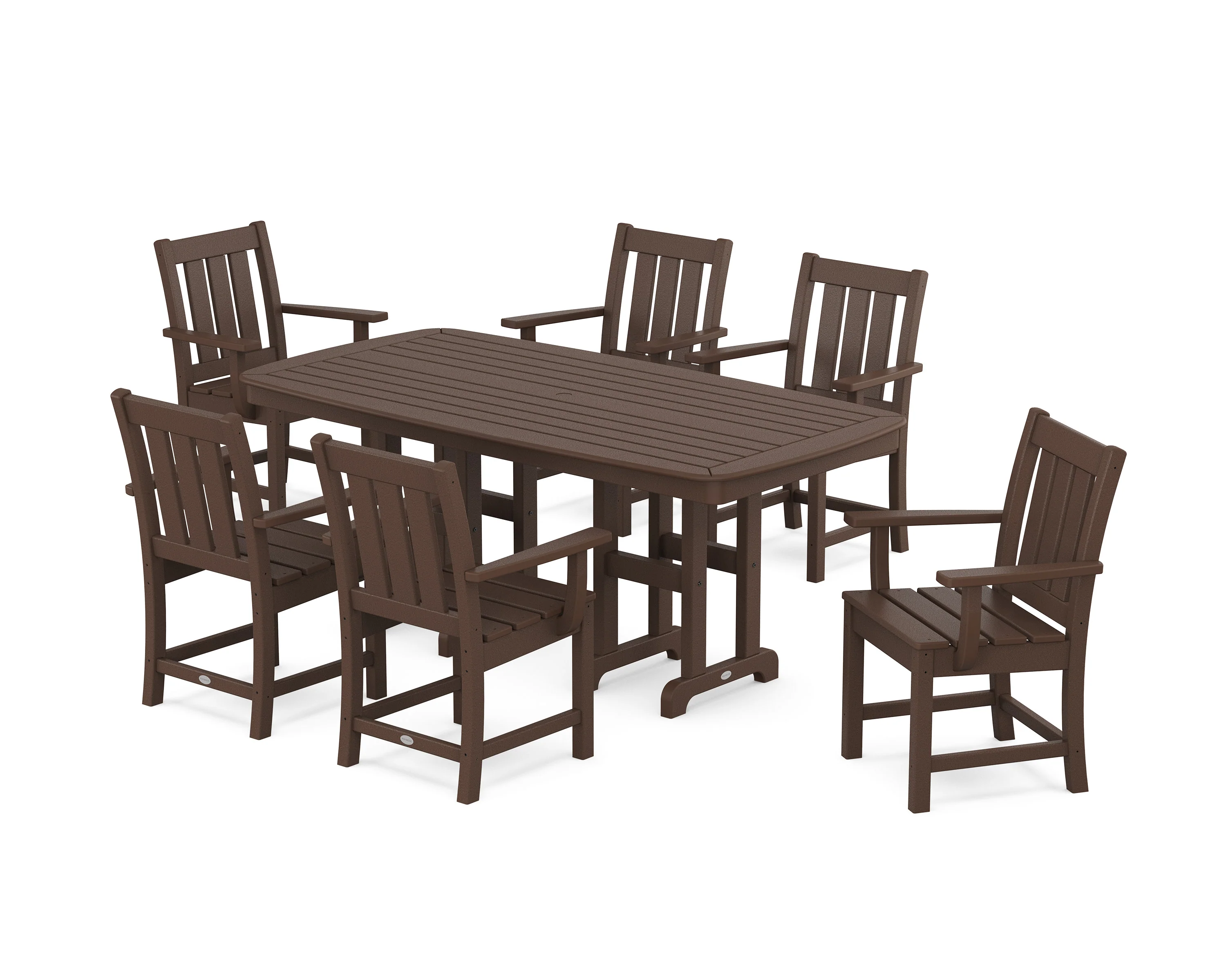 Oxford Arm Chair 7-Piece Dining Set - Image 5