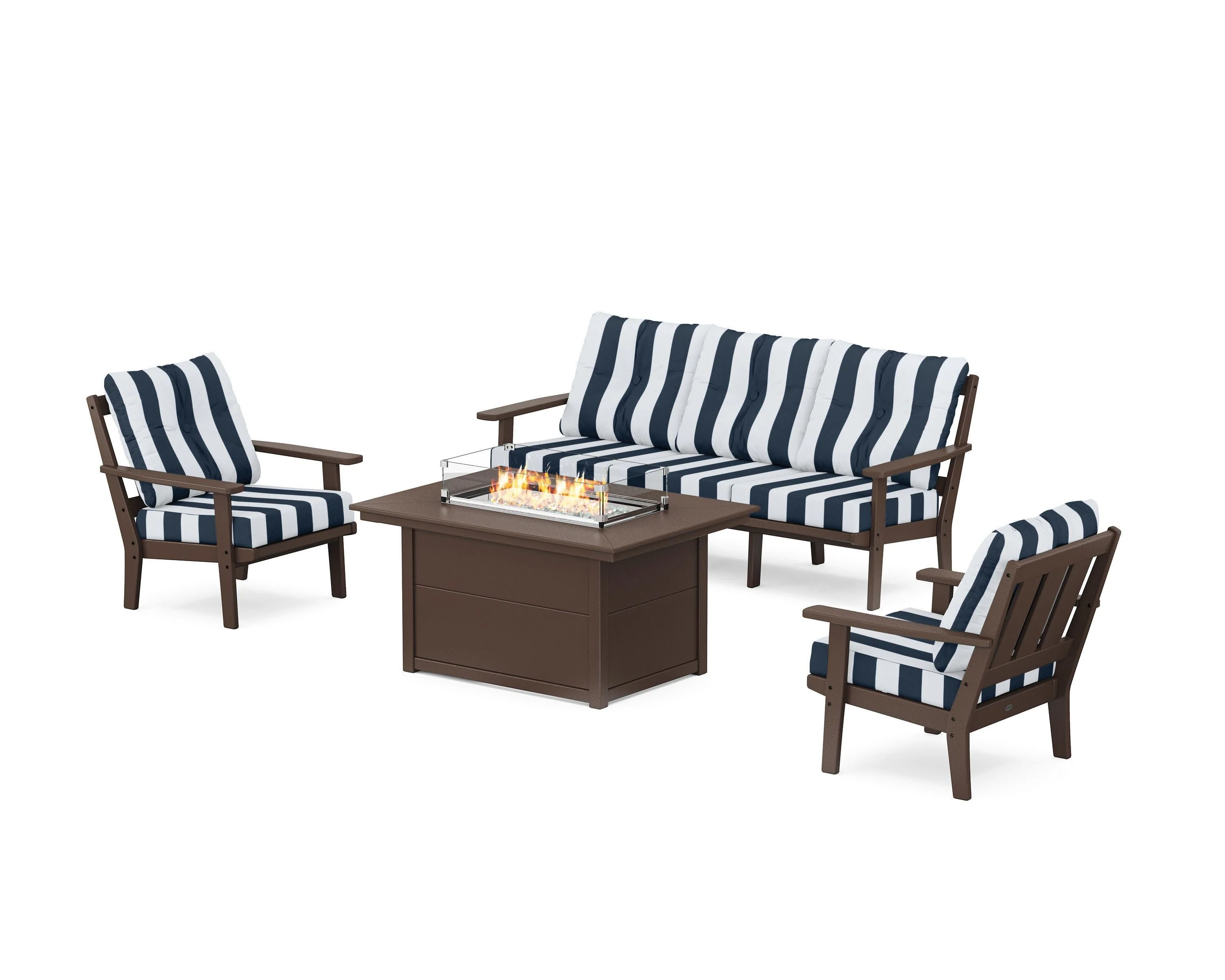 Oxford Deep Seating Fire Pit Table Set - Image 100