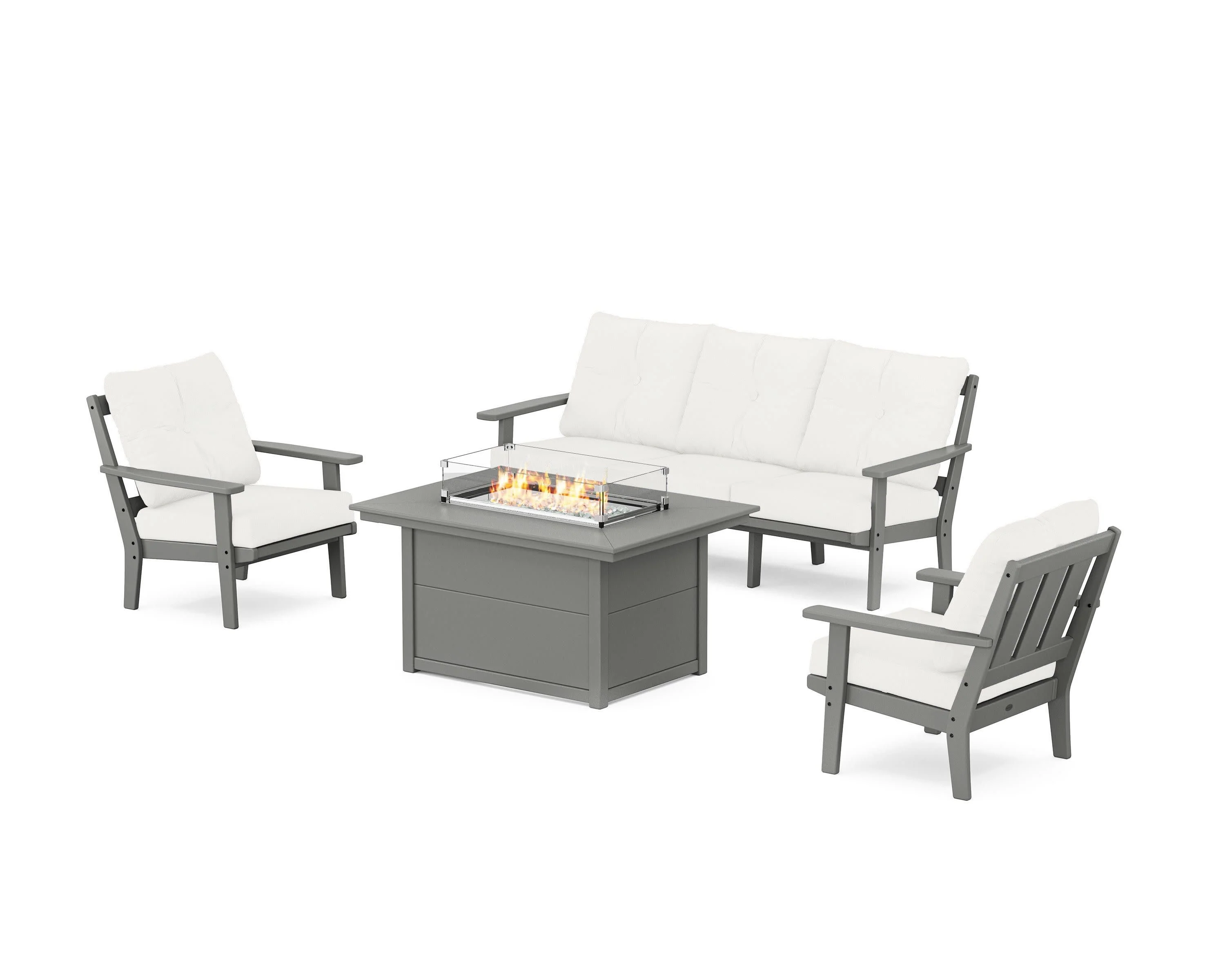 Oxford Deep Seating Fire Pit Table Set - Image 103